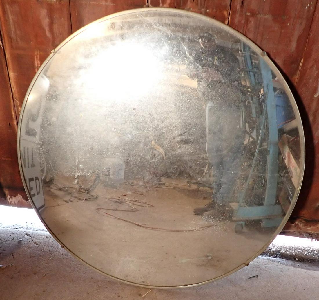 Campus Crafts Convex Mirror: Approx 30" in diameter. NO SHIPPING
