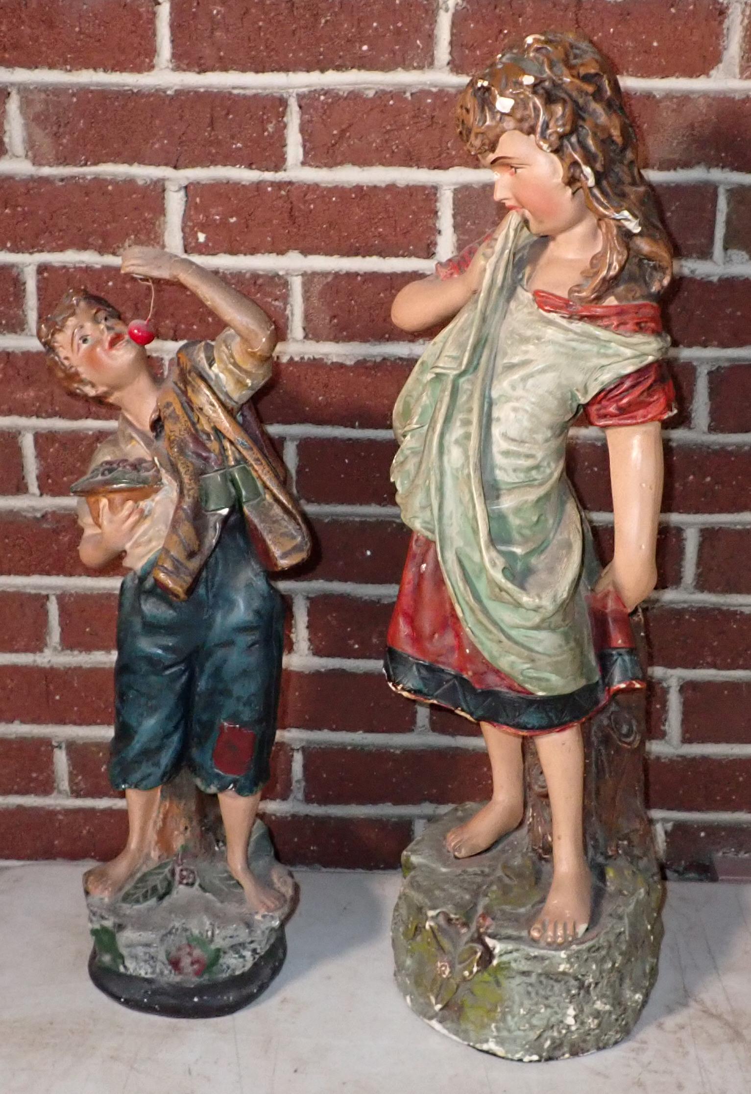 Chalkware Cherry Boy & Girl (1 of 3)