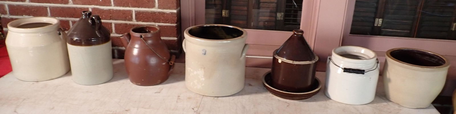 Stoneware Crocks Jugs Chicken Waterer (1 of 5)