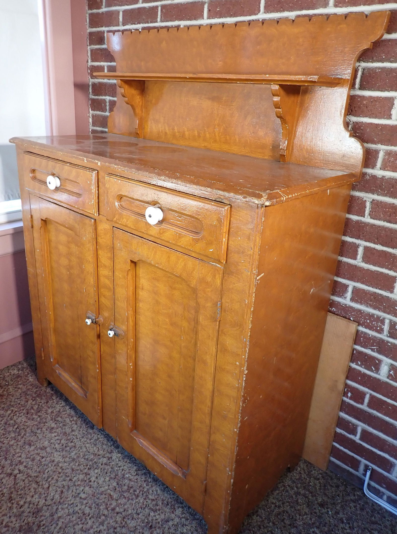 Grain Painted Jelly Cupboard (1 of 8)