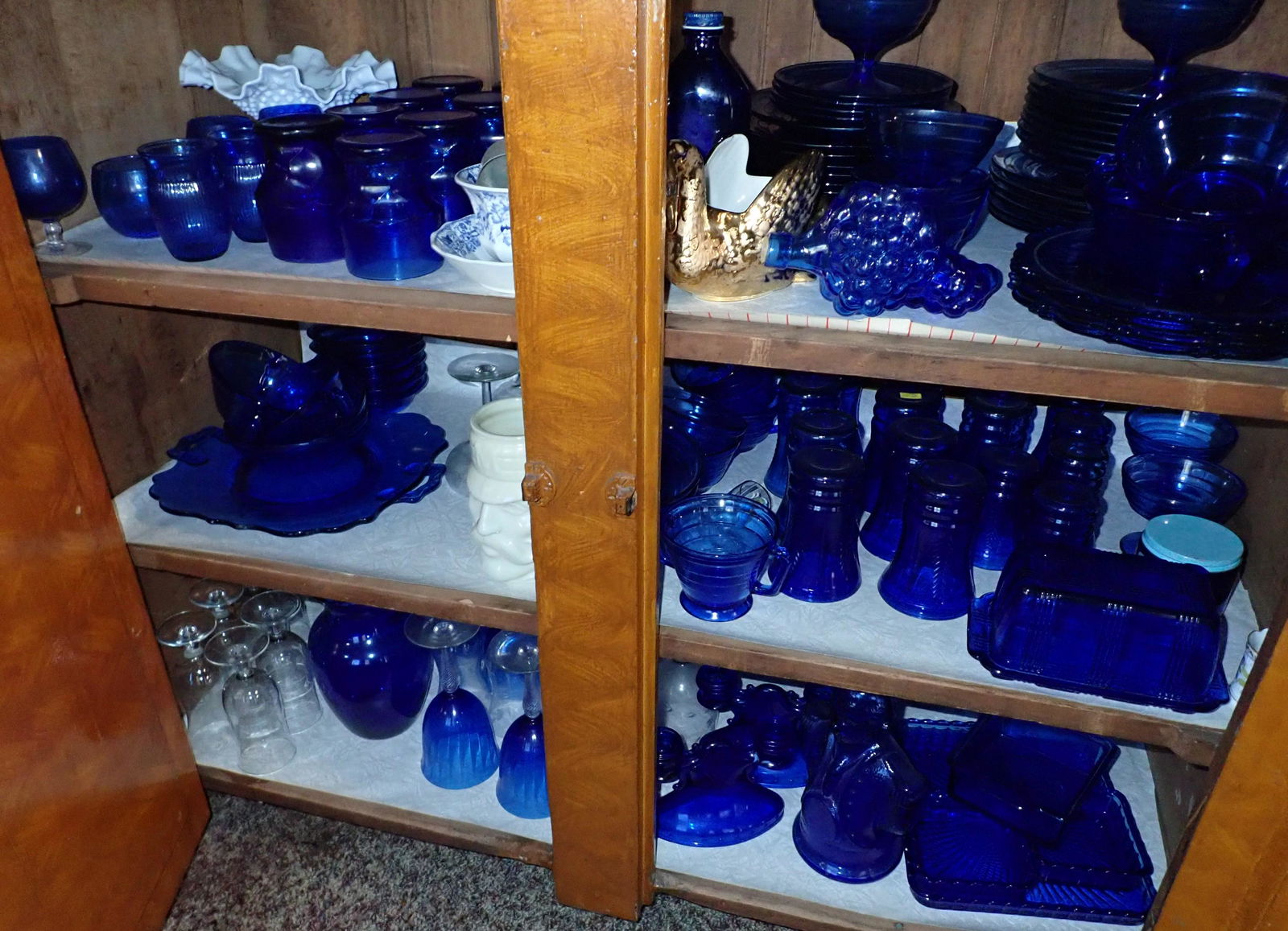 Blue & Misc Glassware (1 of 11)