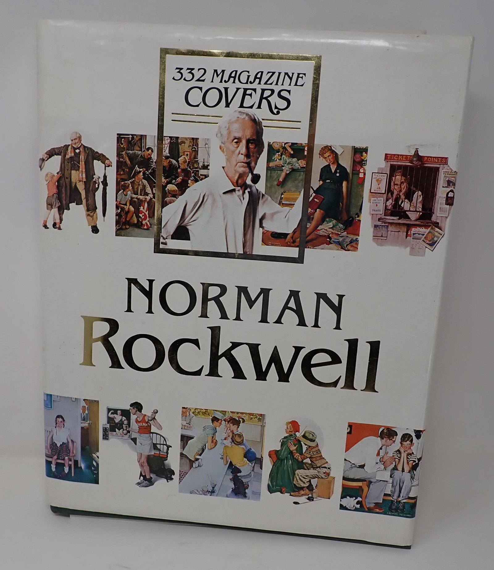 Norman Rockwell 332 Magazine Covers Book: Approx 12 1/4" x 15 1/4"