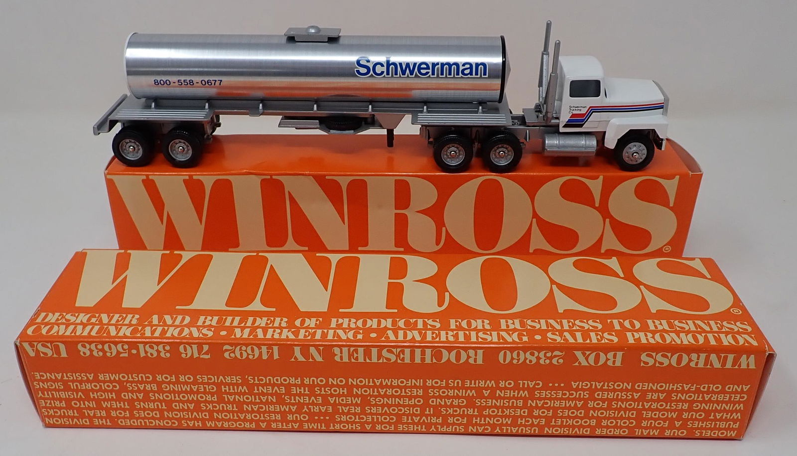 2 Winross Schwerman Tractor Trailers (1 of 1)