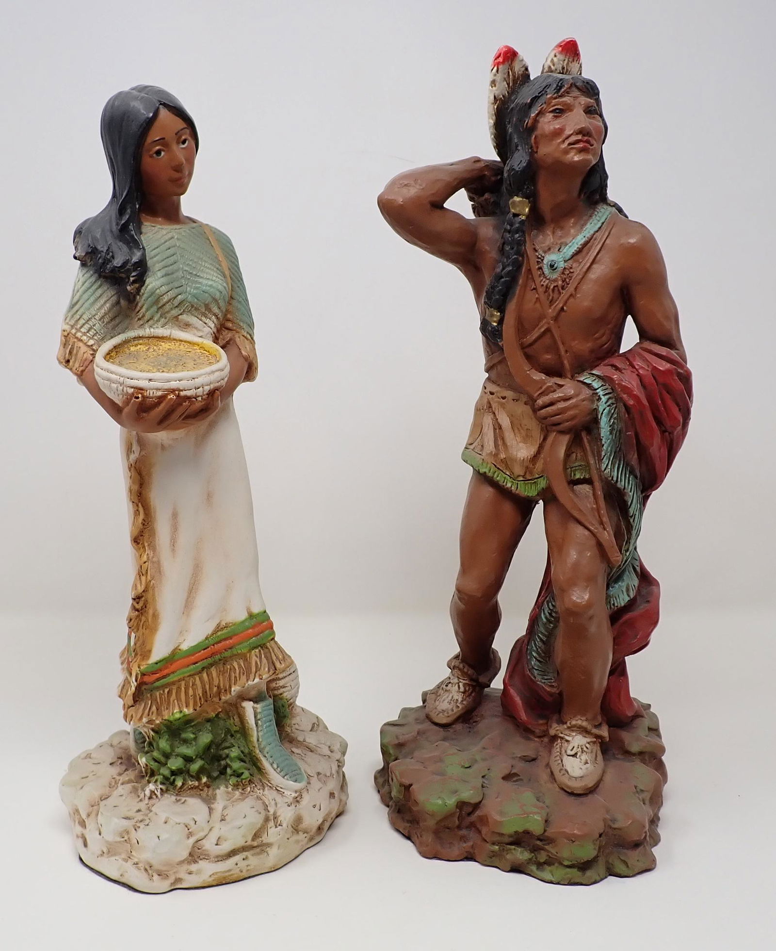 Indian Figures Homco & Universal Statuary (1 of 5)