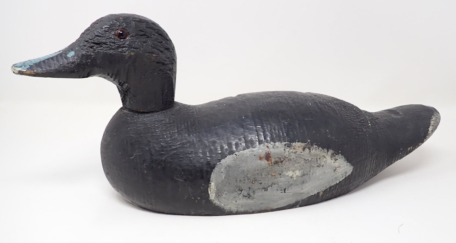 Wooden Duck Decoy: Approx 16" long