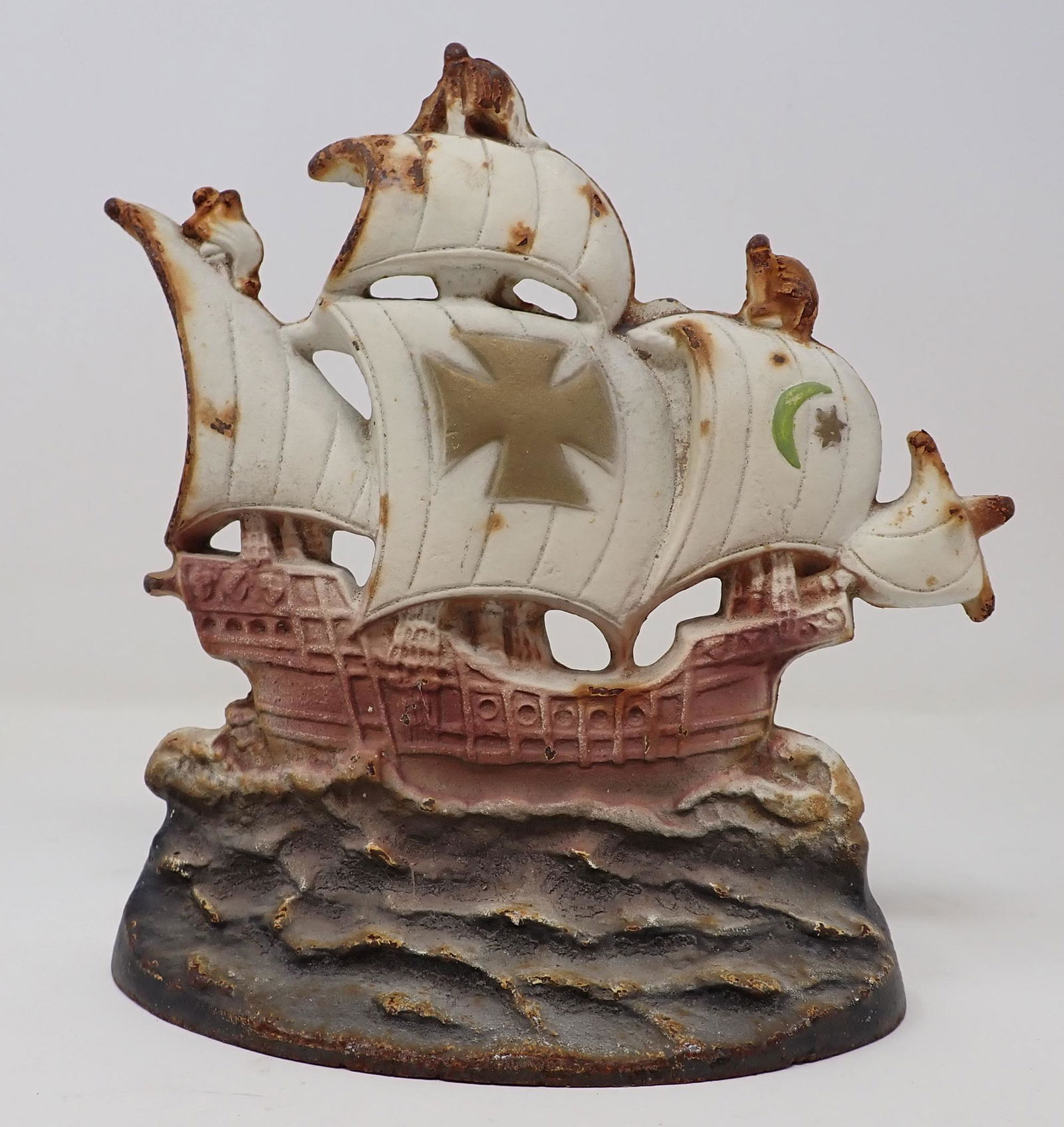 Cast Iron Ship Doorstop (1 of 3)