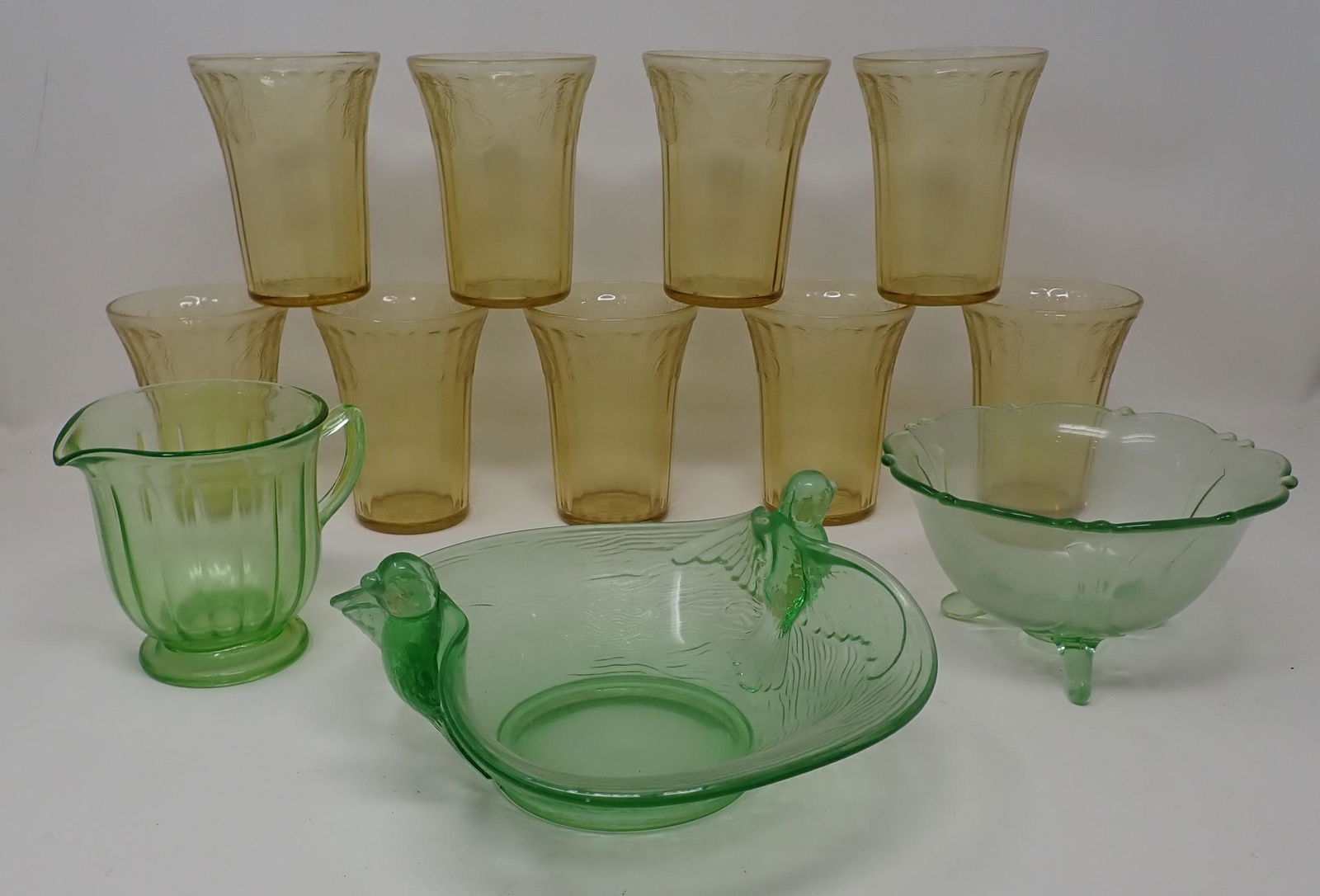 Depression Tumblers Candy Dishes Creamer (1 of 3)