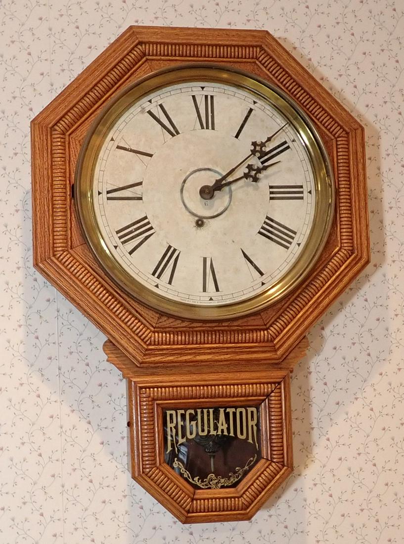 Ingraham Regulator Wall Clock (1 of 4)