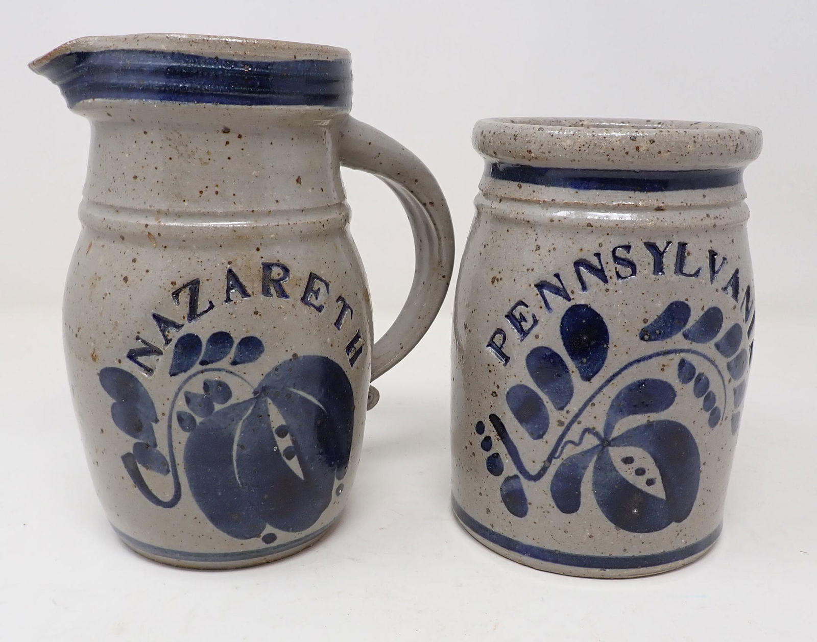 Nazareth Stoneware Pitcher Pennsylvania Crock (1 of 1)