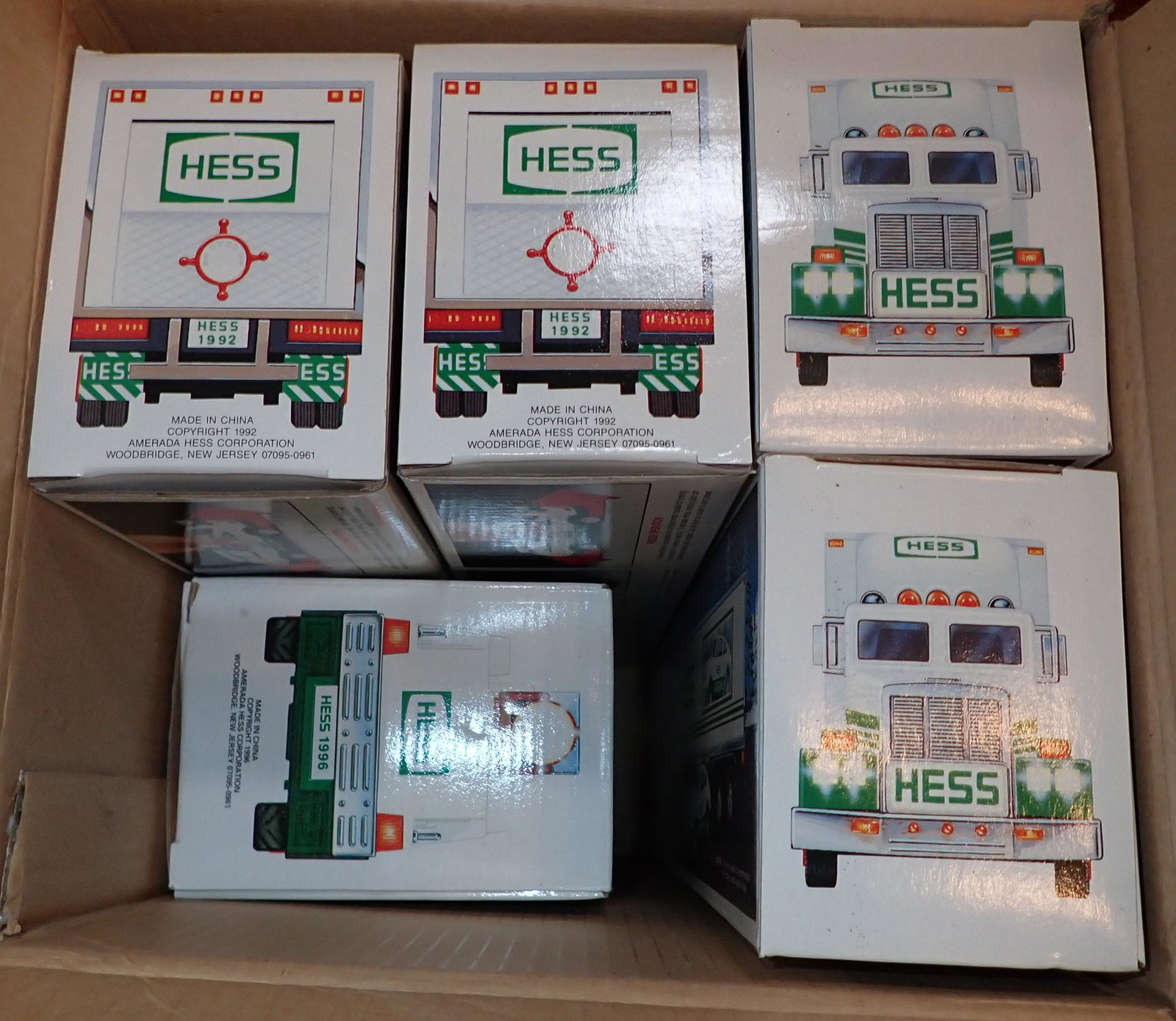 1992 1996 Hess Trucks: Getting all pictured