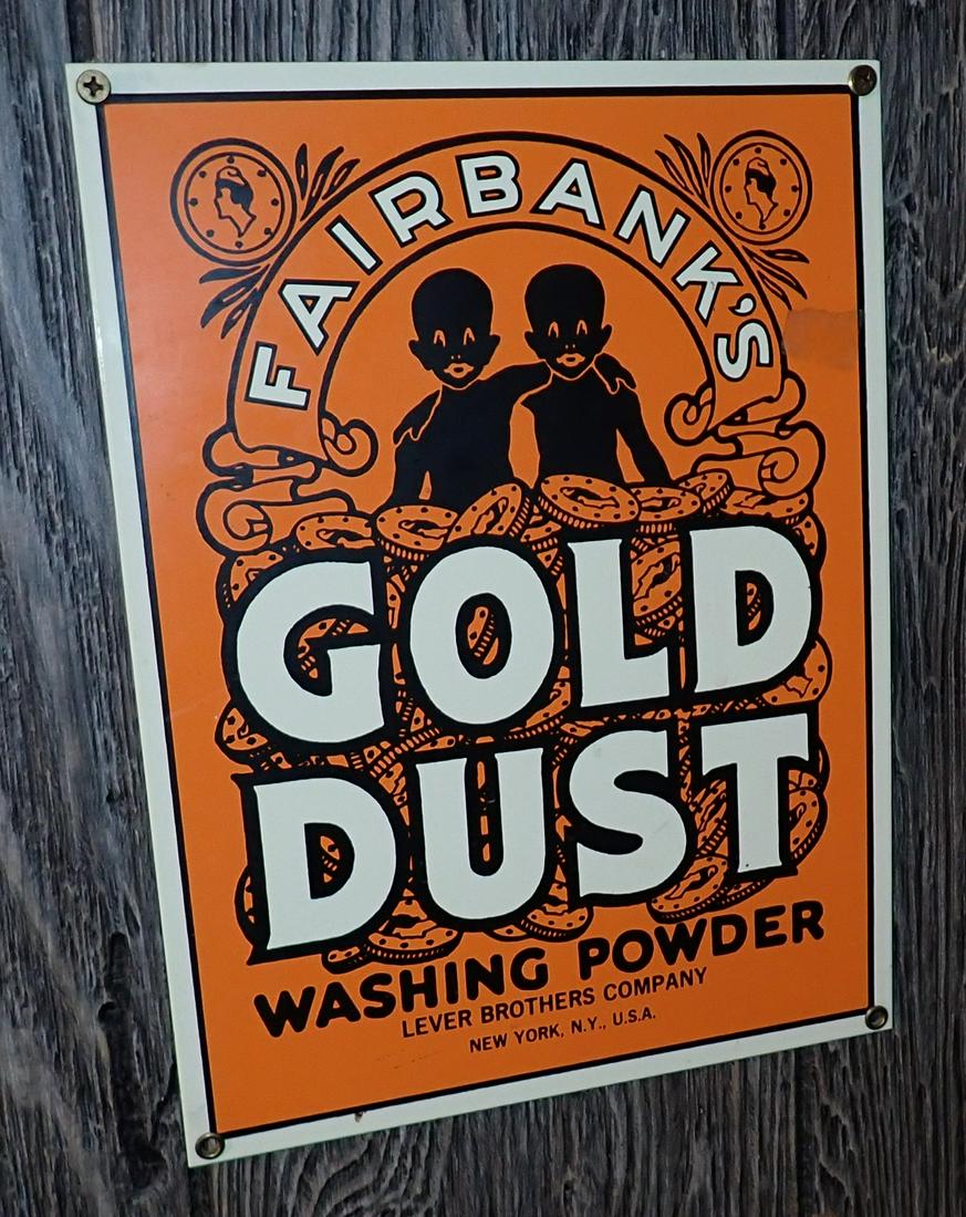 Fairbanks Gold Dust Washing Powder Sign (1 of 1)