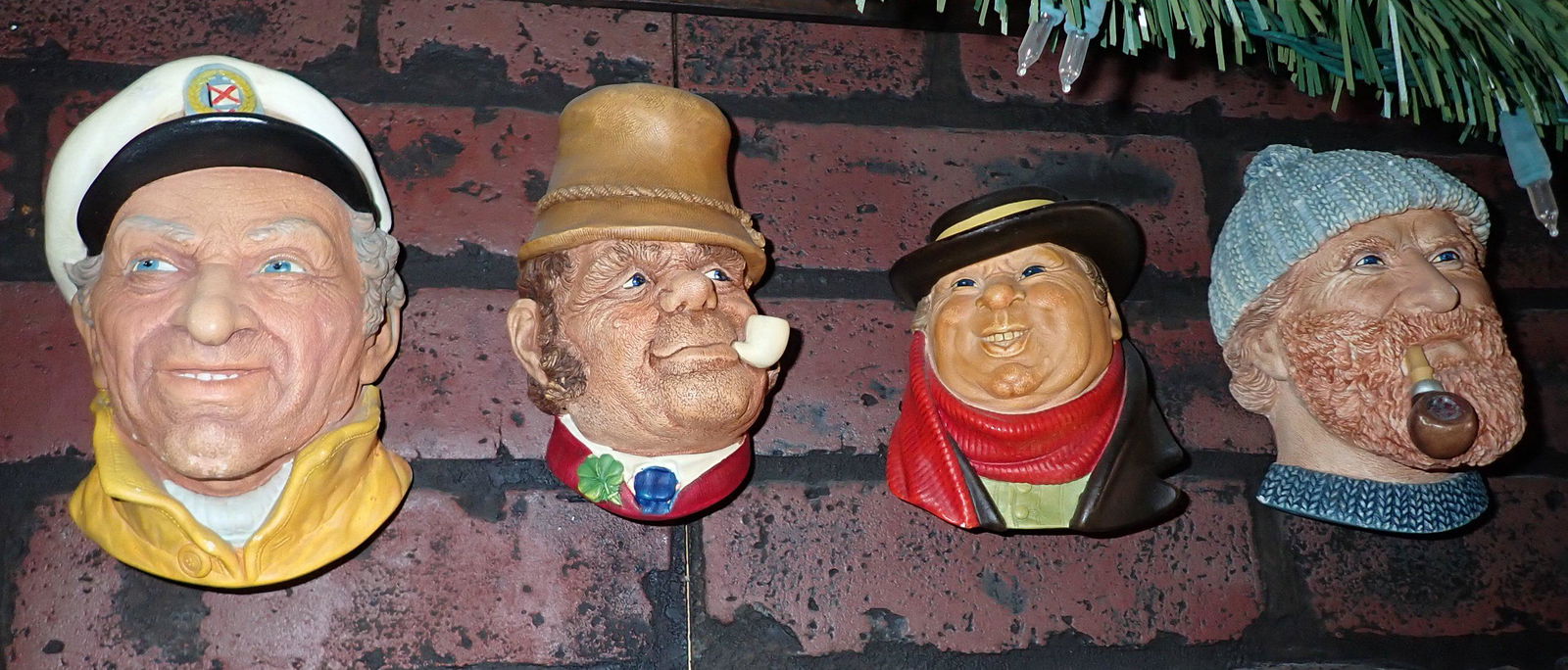 10 Bossons Chalkware Heads (1 of 4)