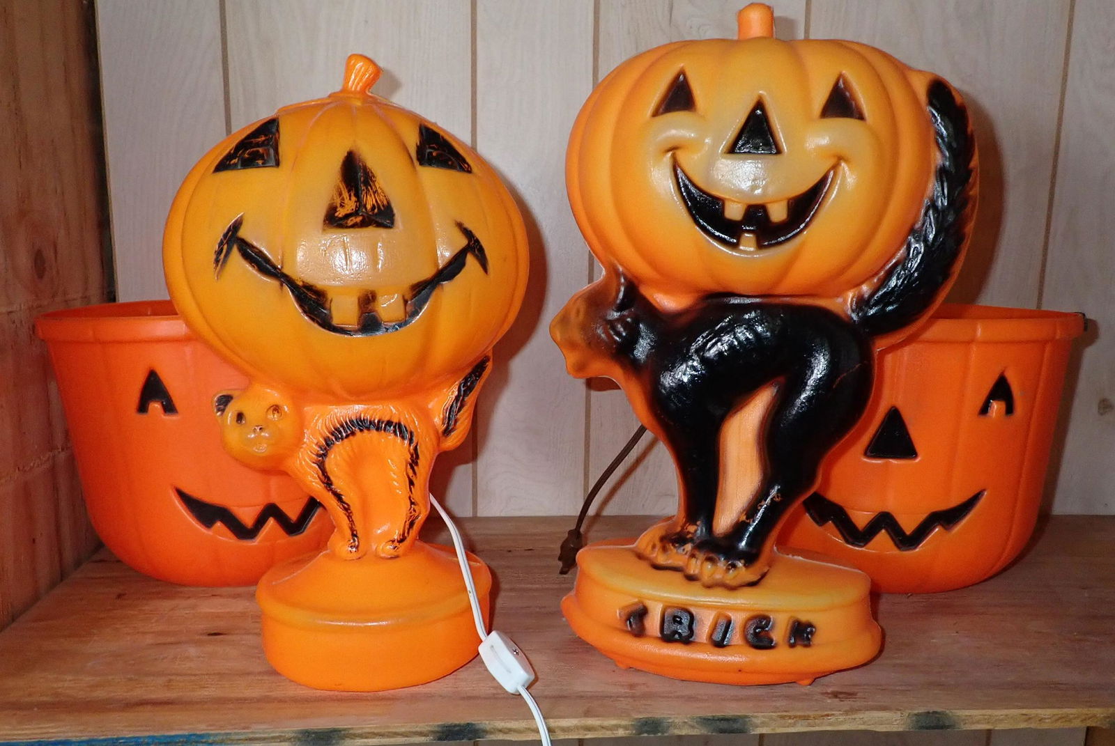 Halloween Blow Molds and Candy Buckets (1 of 1)
