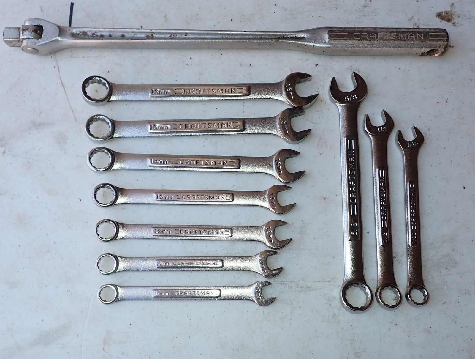 Craftsman Metric SAE Wrenches 1/2" Breaker Bar (1 of 3)