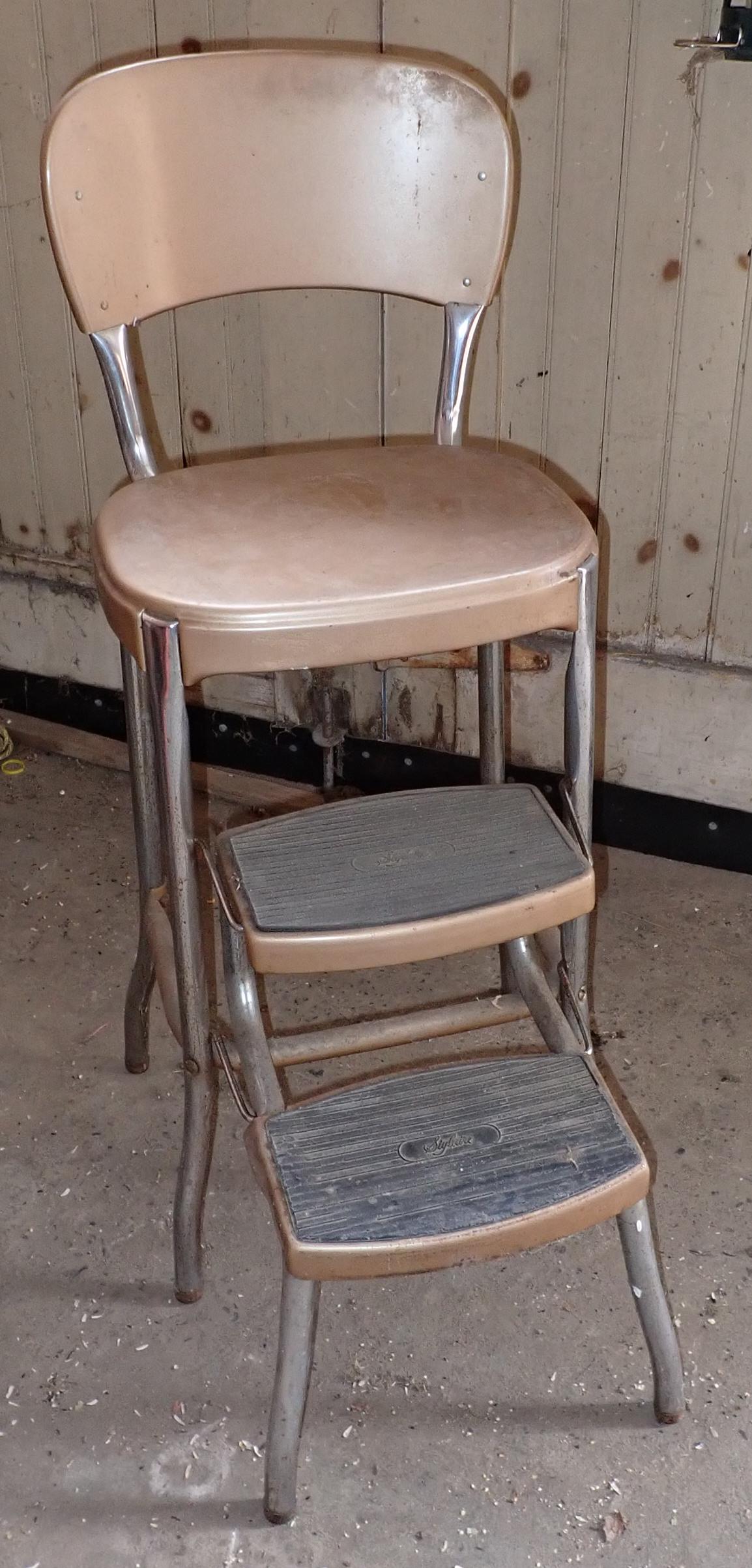 Stylaire Utility Stool: Approx 24" to seat. No shipping