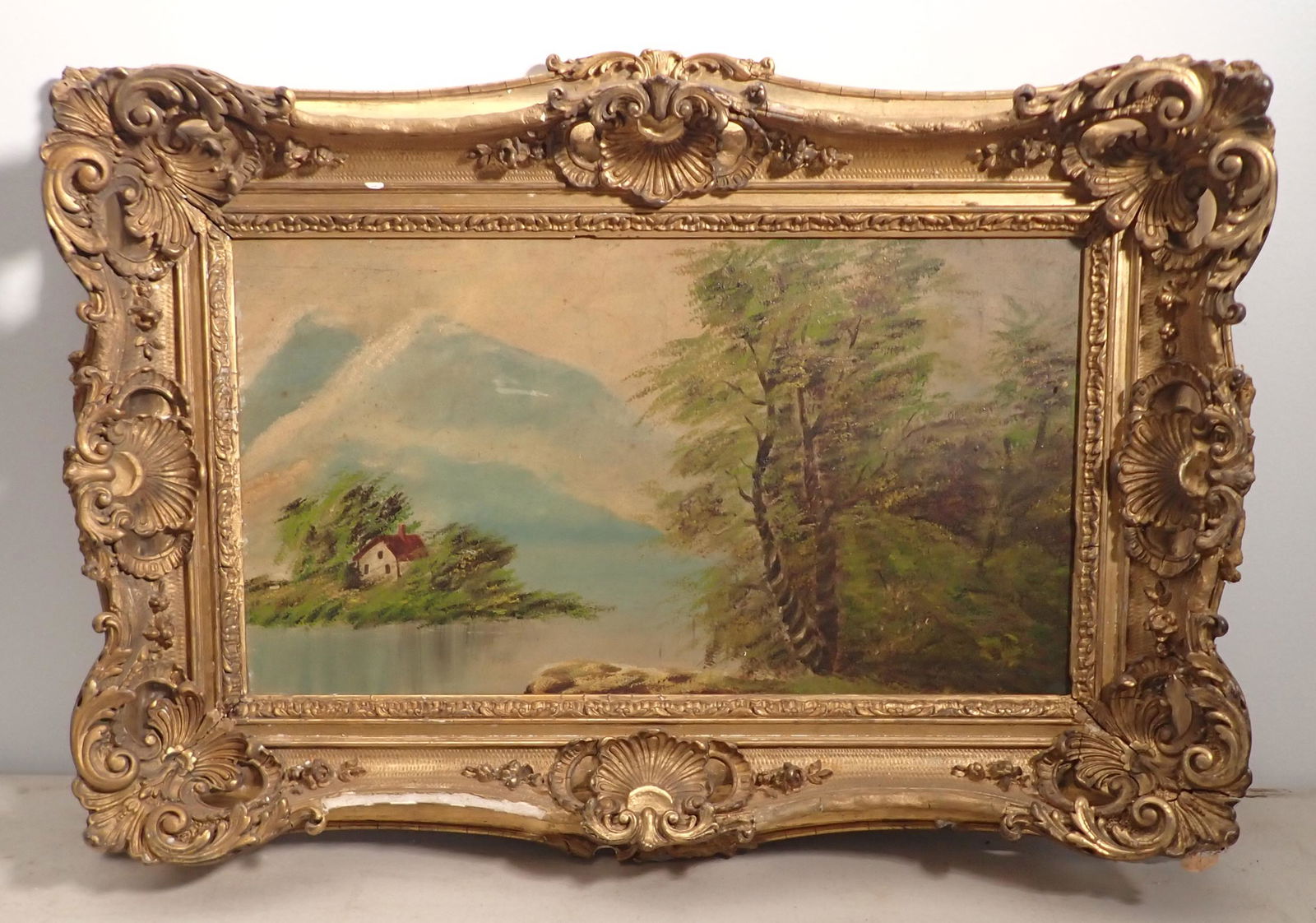 Oil on Board Landscape Painting (1 of 4)