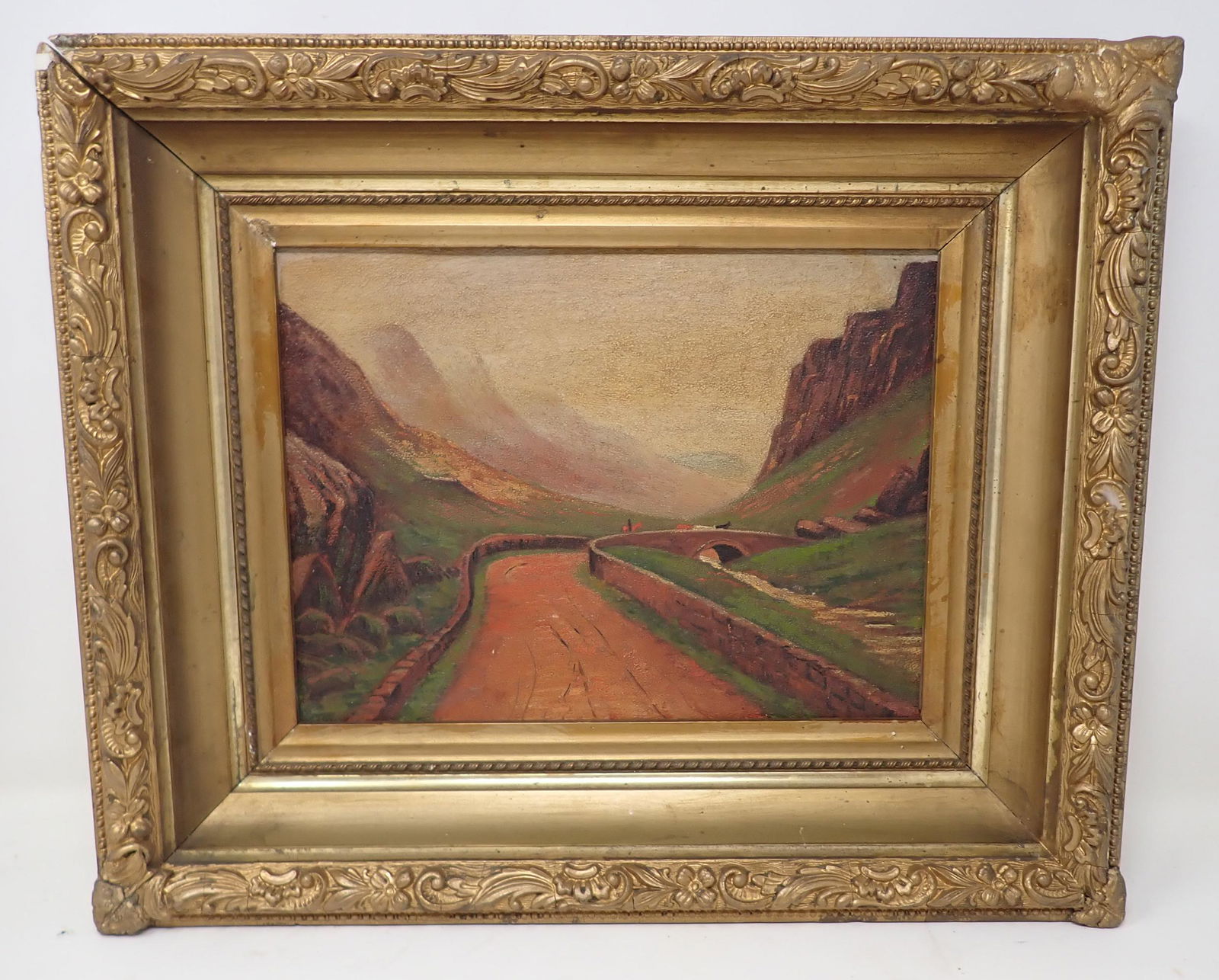 Oil on Board Landscape Painting (1 of 3)