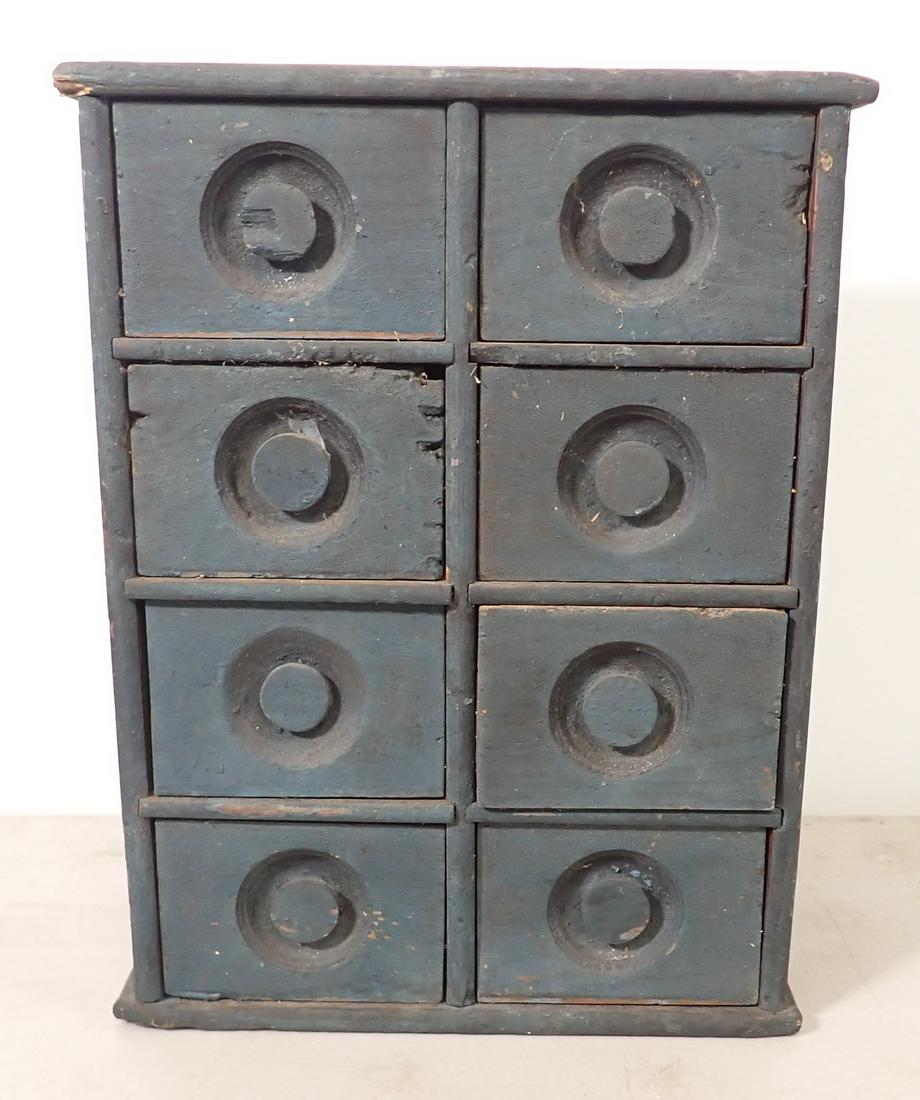 Spice Box in Blue Paint (1 of 10)
