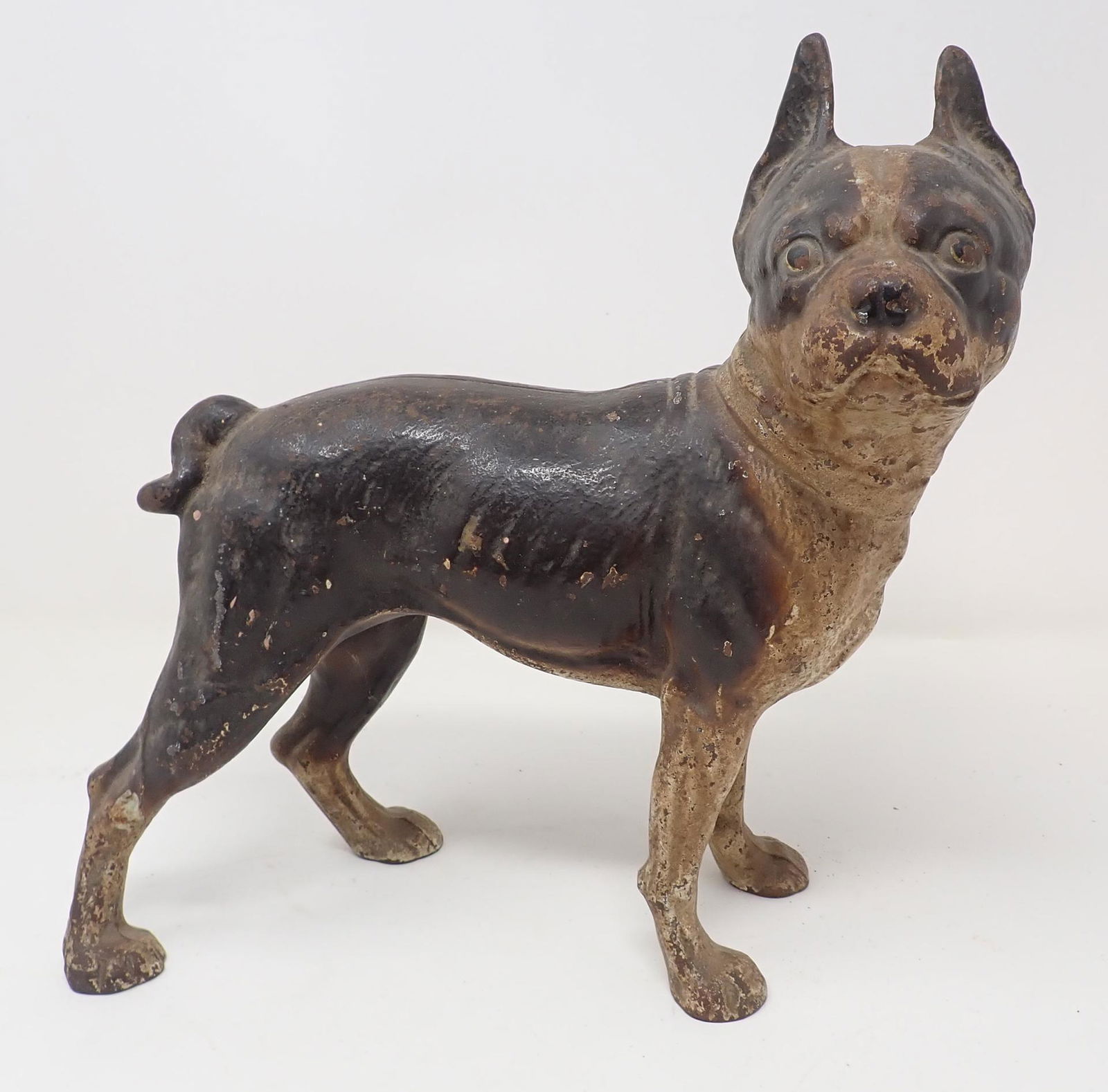 Cast Iron Dog Doorstop: Approx 10 1/4" long and 10 1/4" tall