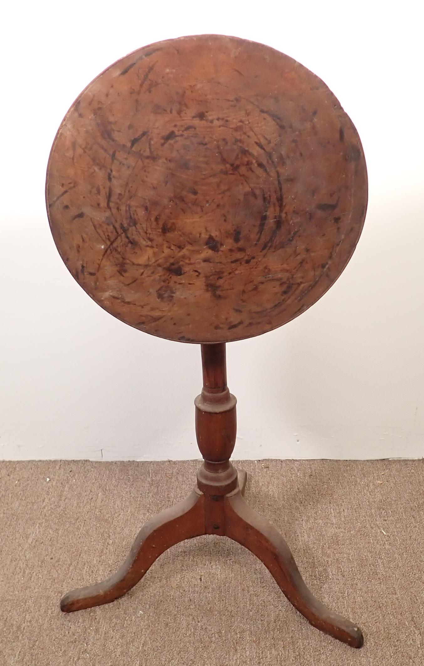 Early Tilt Top Candlestand w/ Birdcage (1 of 8)