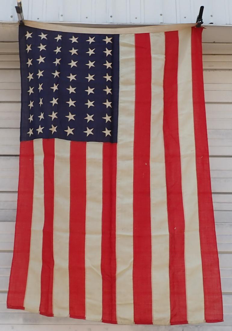 48 Star Sterling American Flag: Approx 48" x 67"