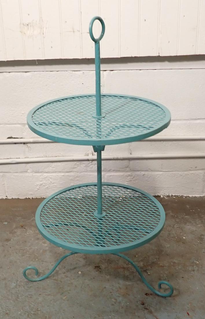 Wire Mesh 2 Tier Plant Stand (1 of 3)
