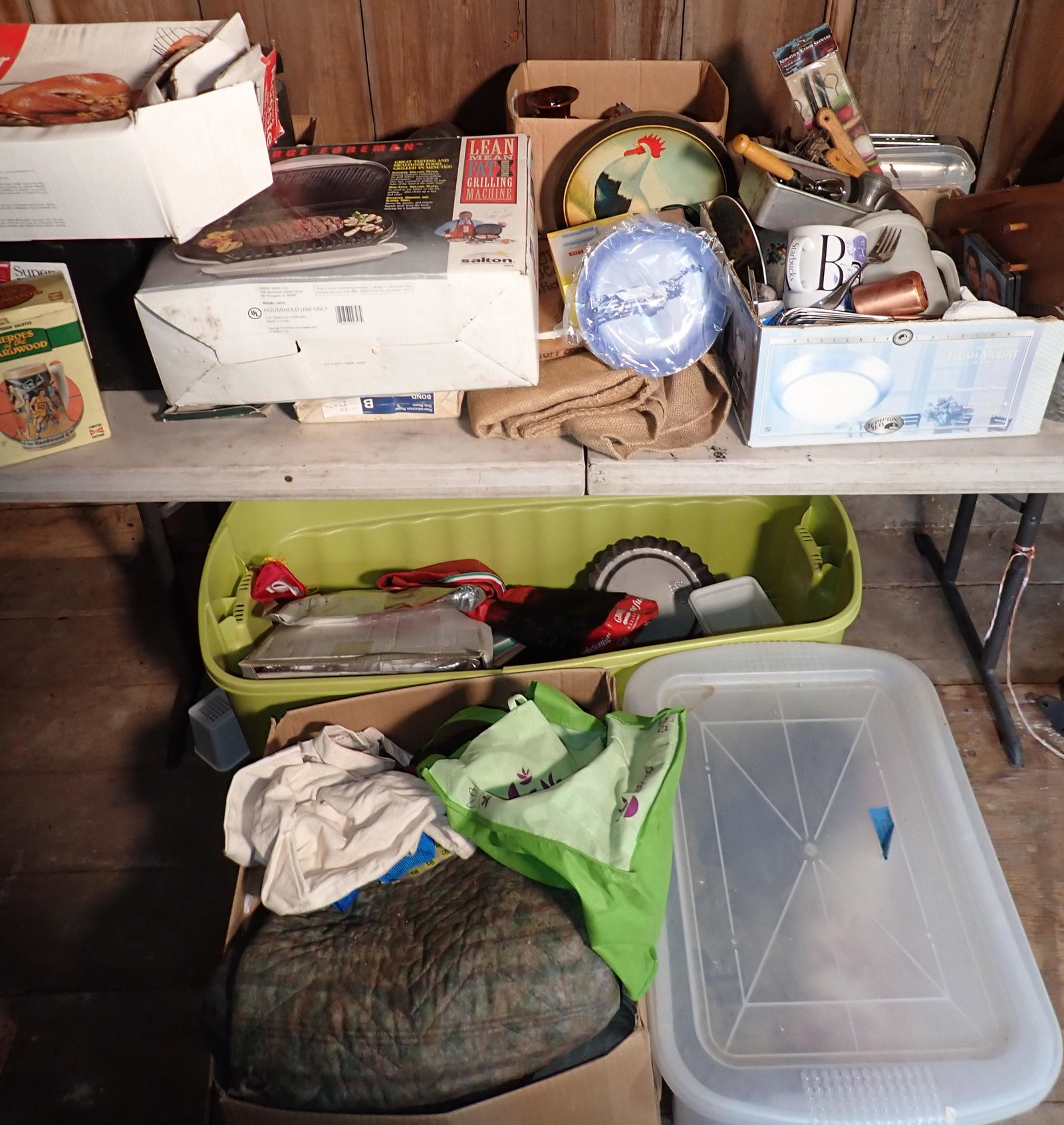 Contents of Table: Lot includes all on and under table. NO SHIPPING ! MUST TAKE ALL !