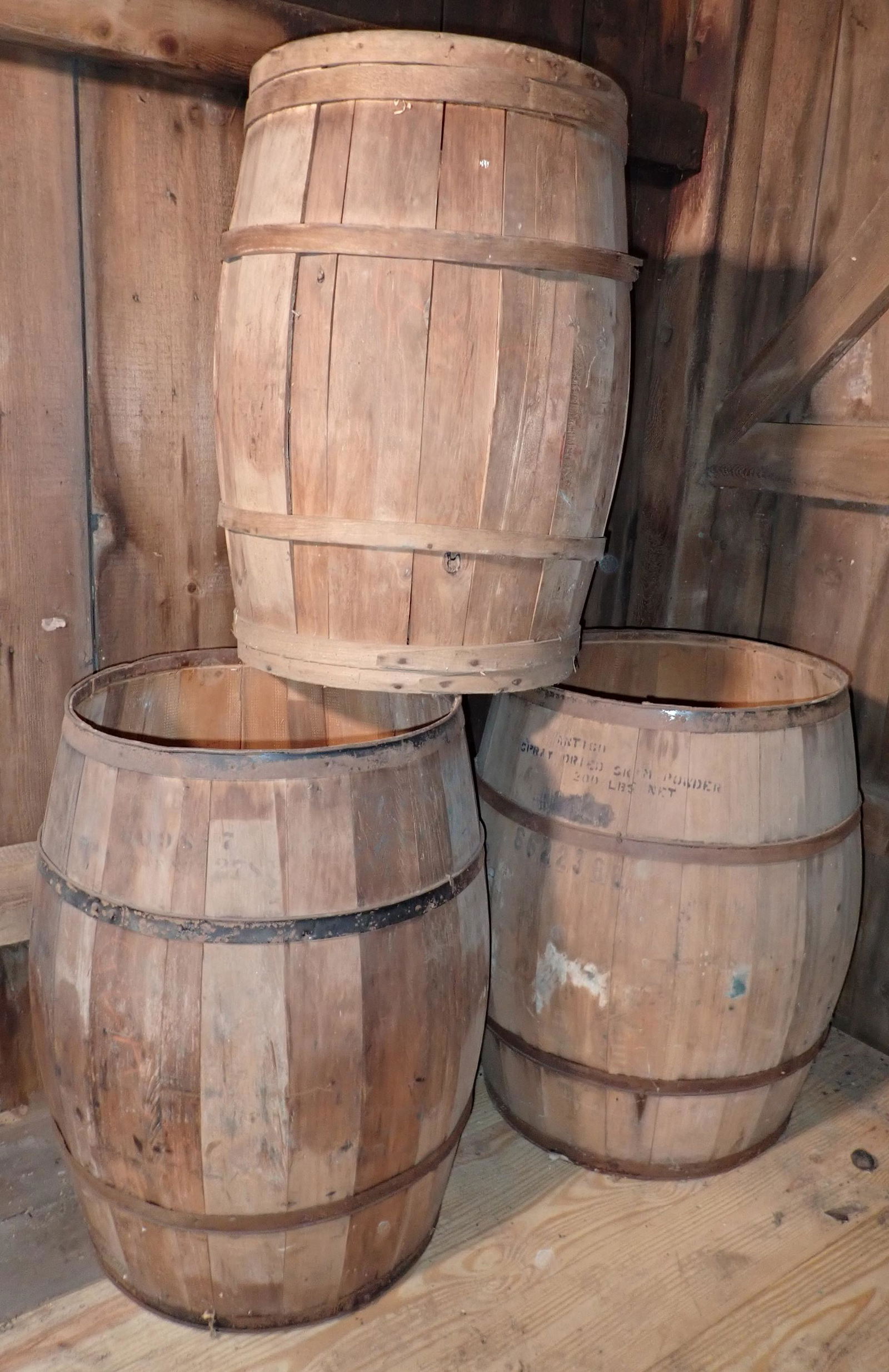 3 Wooden Drums (1 of 1)