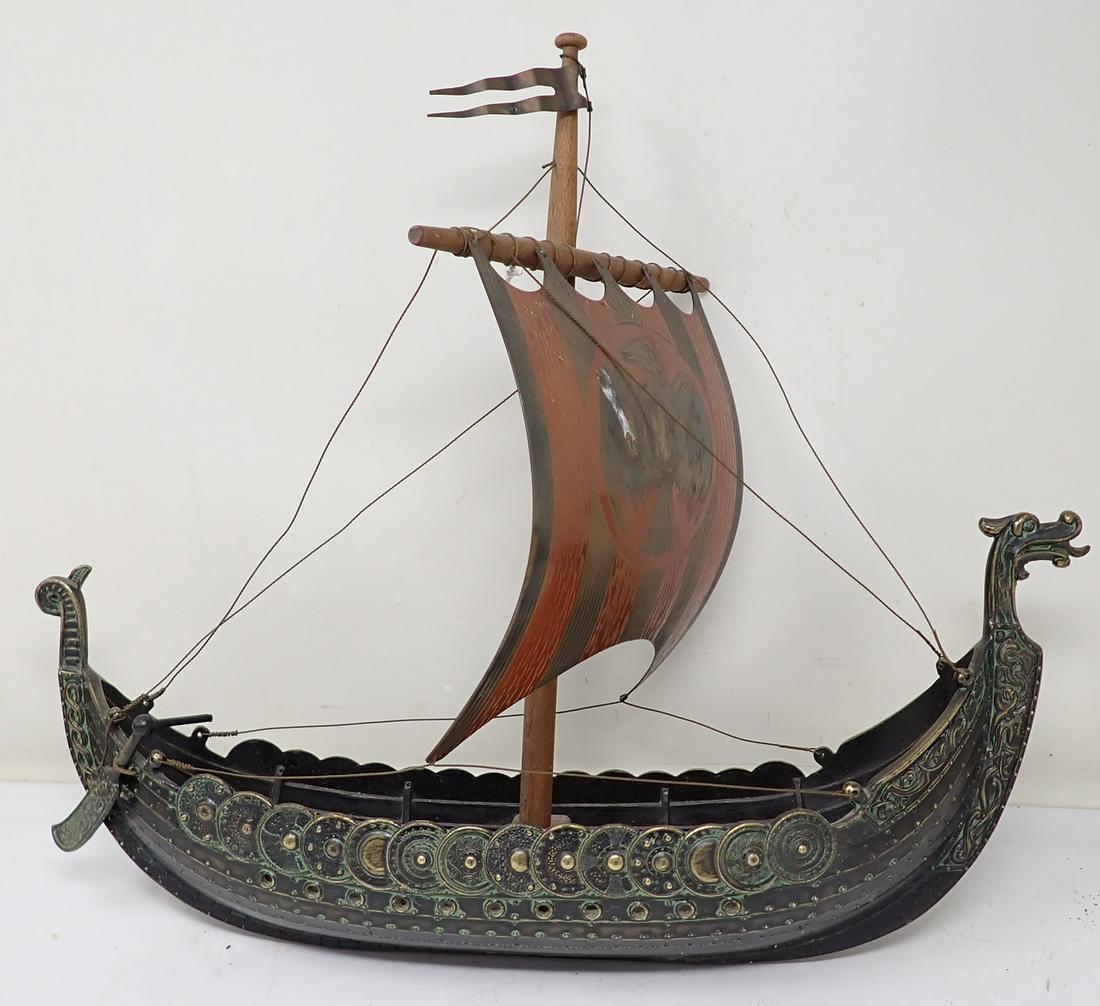 Brass Viking Ship (1 of 4)