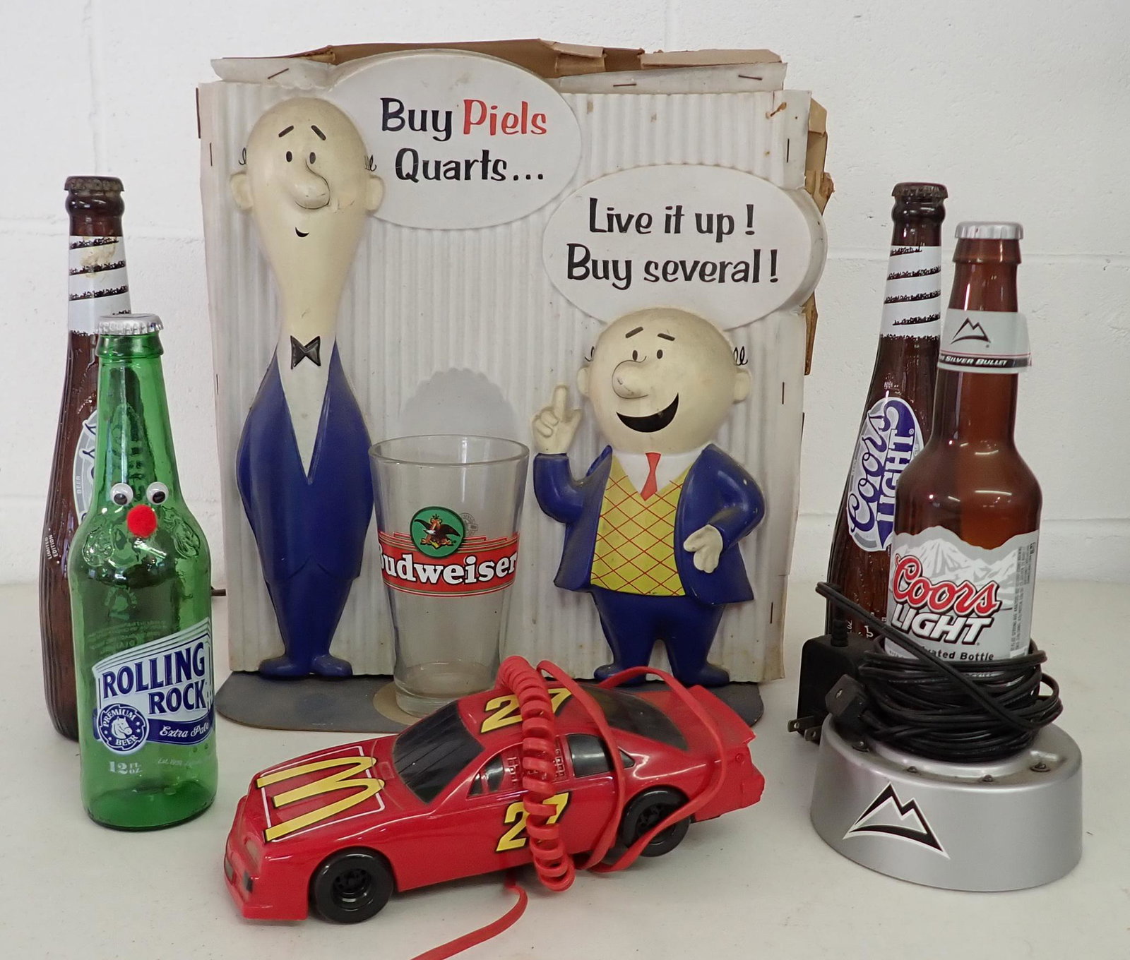 Piels Lighted Display Misc Barware (1 of 4)