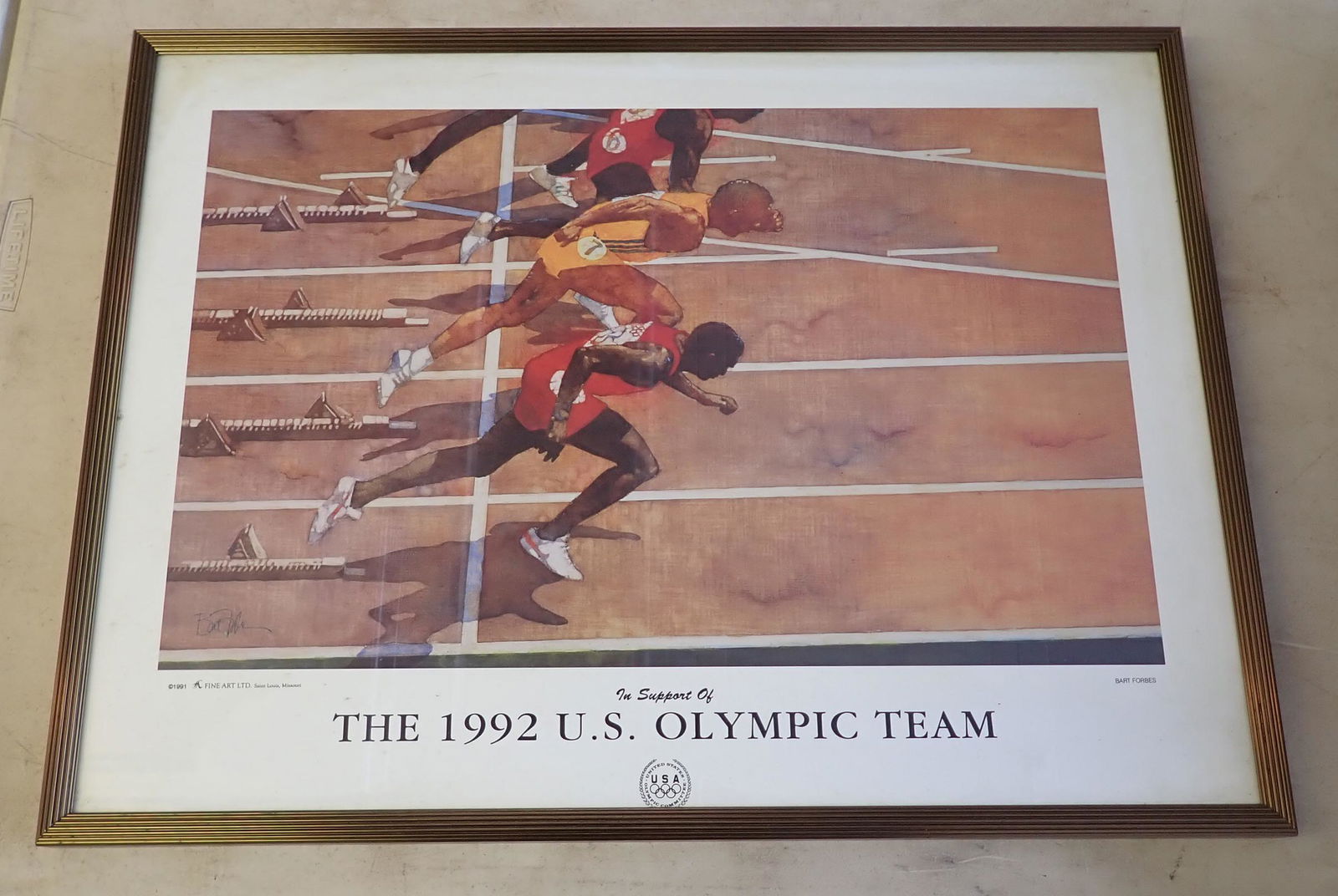 1992 Bart Forbes Olympic Poster (1 of 3)