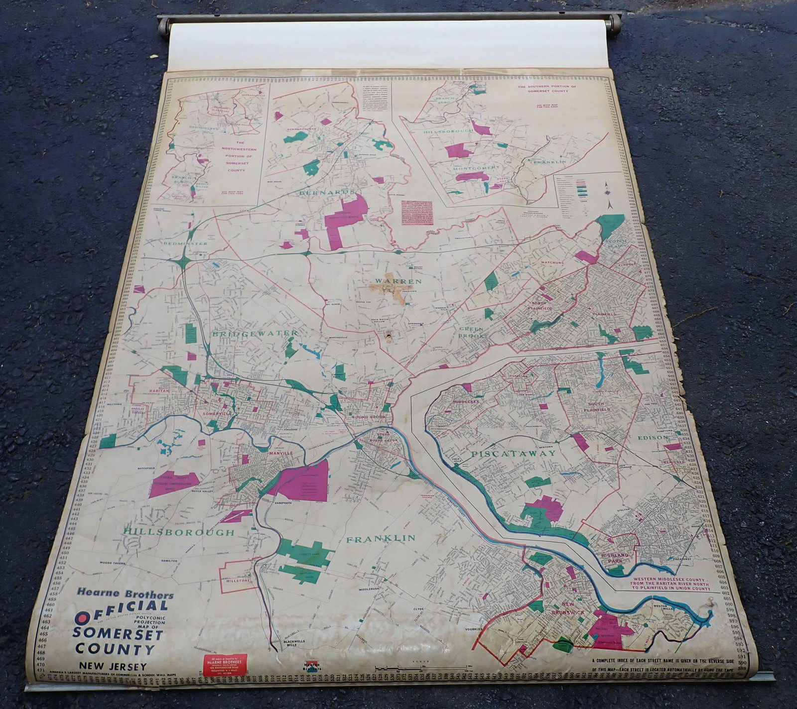 Hearne Brothers Somerset County NJ Map (1 of 4)