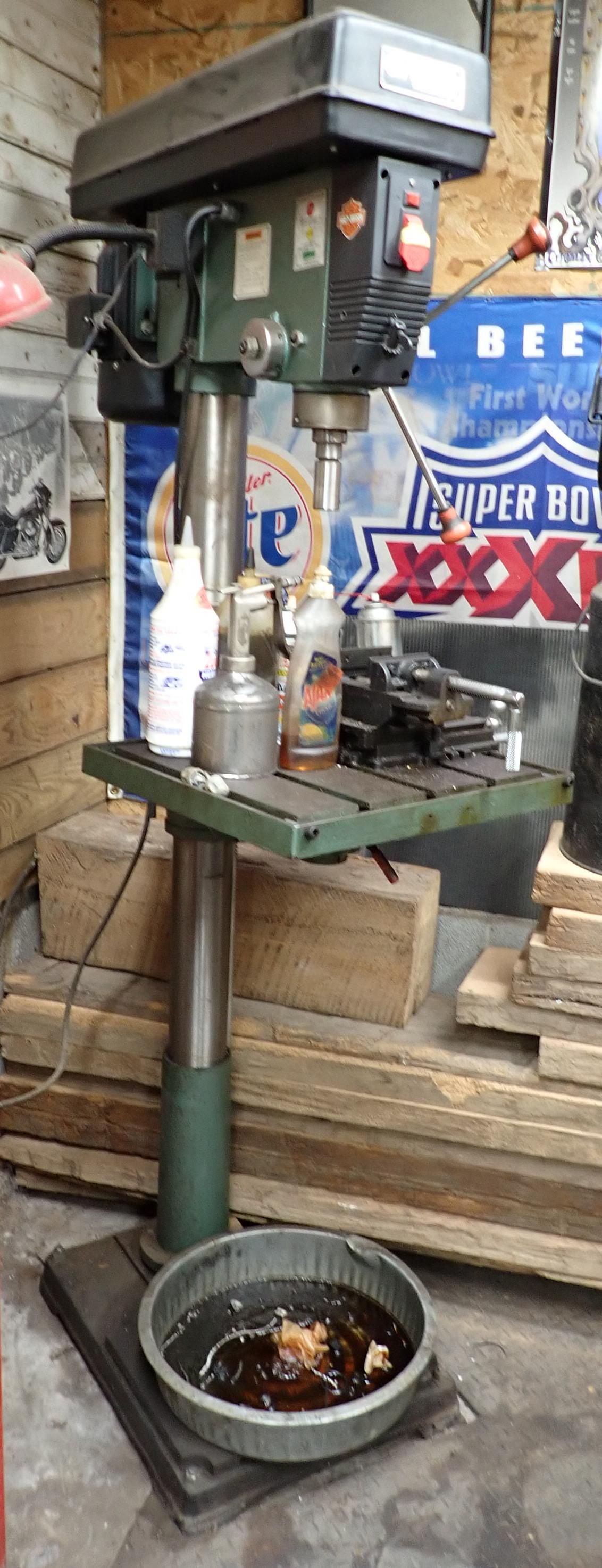 Grizzly G7948 Floor Drill Press w/ Machinist Vise (1 of 8)