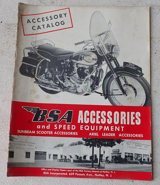 Bsa Motorcycles Accessories Catalog