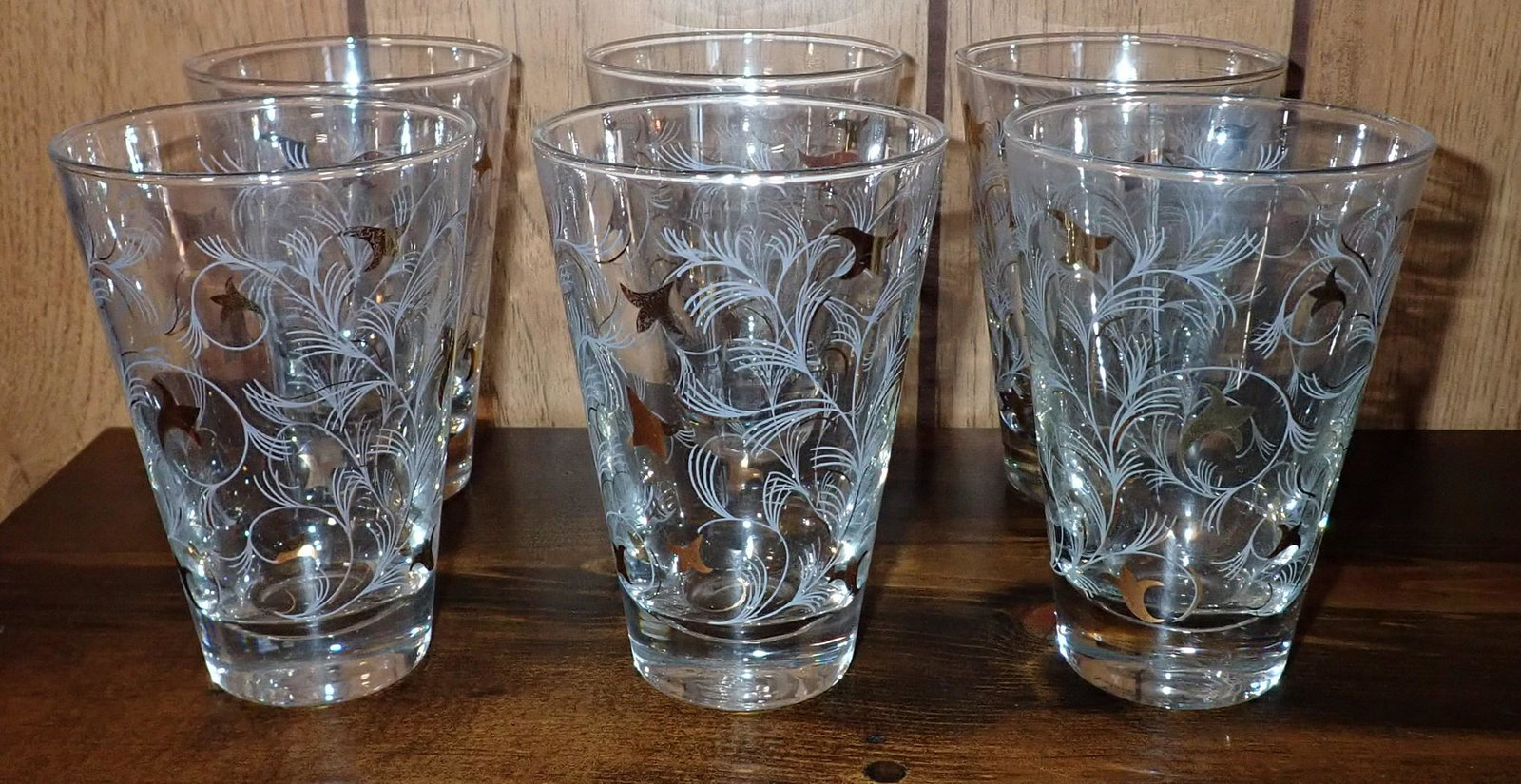Set of 6 MCM Drinking Glasses (1 of 3)