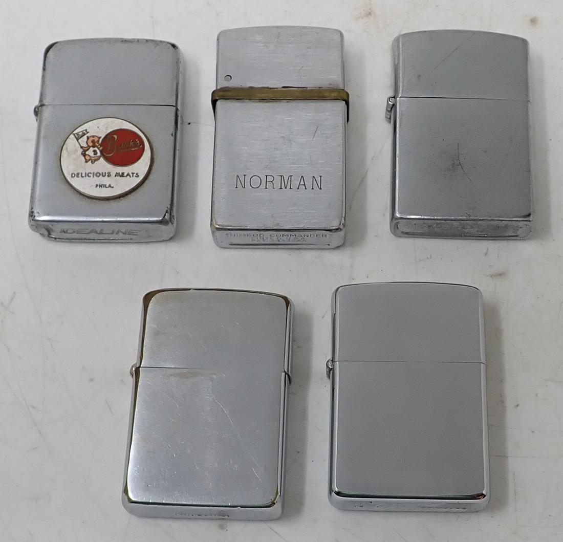 Zippo Windsor Nimrod Commander Lighters: Lighters also include Idealine Burks Meats.