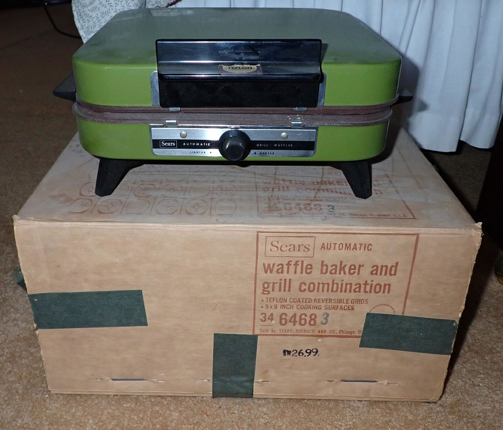 Sears Waffle Baker Grill Combination