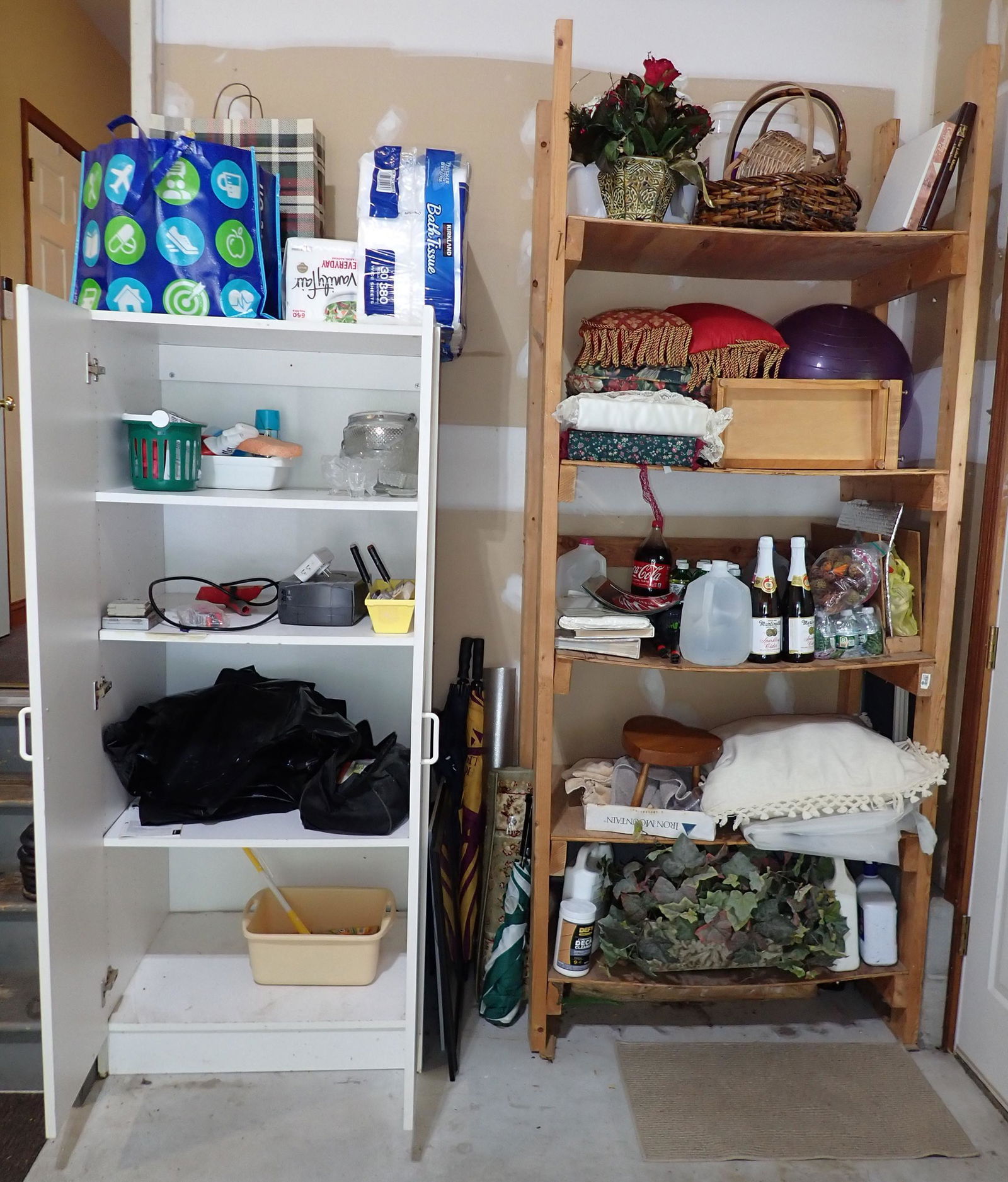 Two Door Cabinet and Shelf Contents (1 of 7)