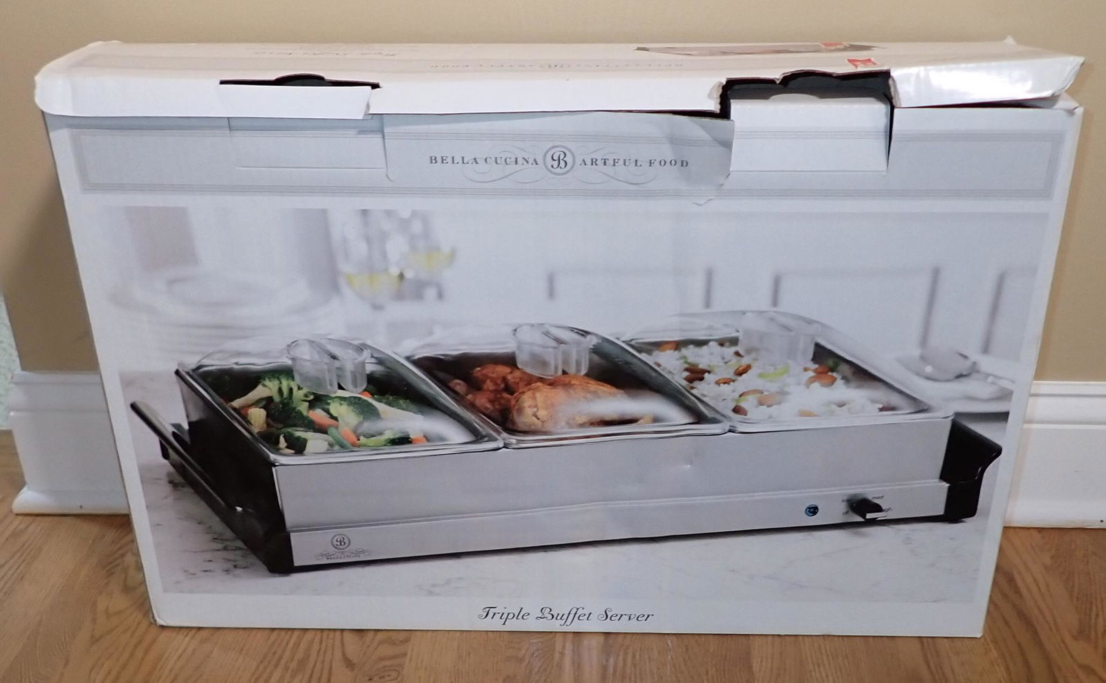 Bella Cucina Triple Buffet Server (1 of 1)