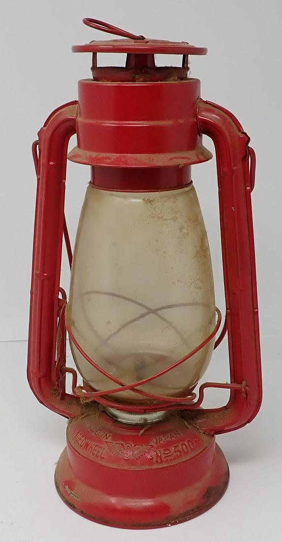 Wingedwheel No. 500 Tubular Lantern: Apprx 11 3/4" tall