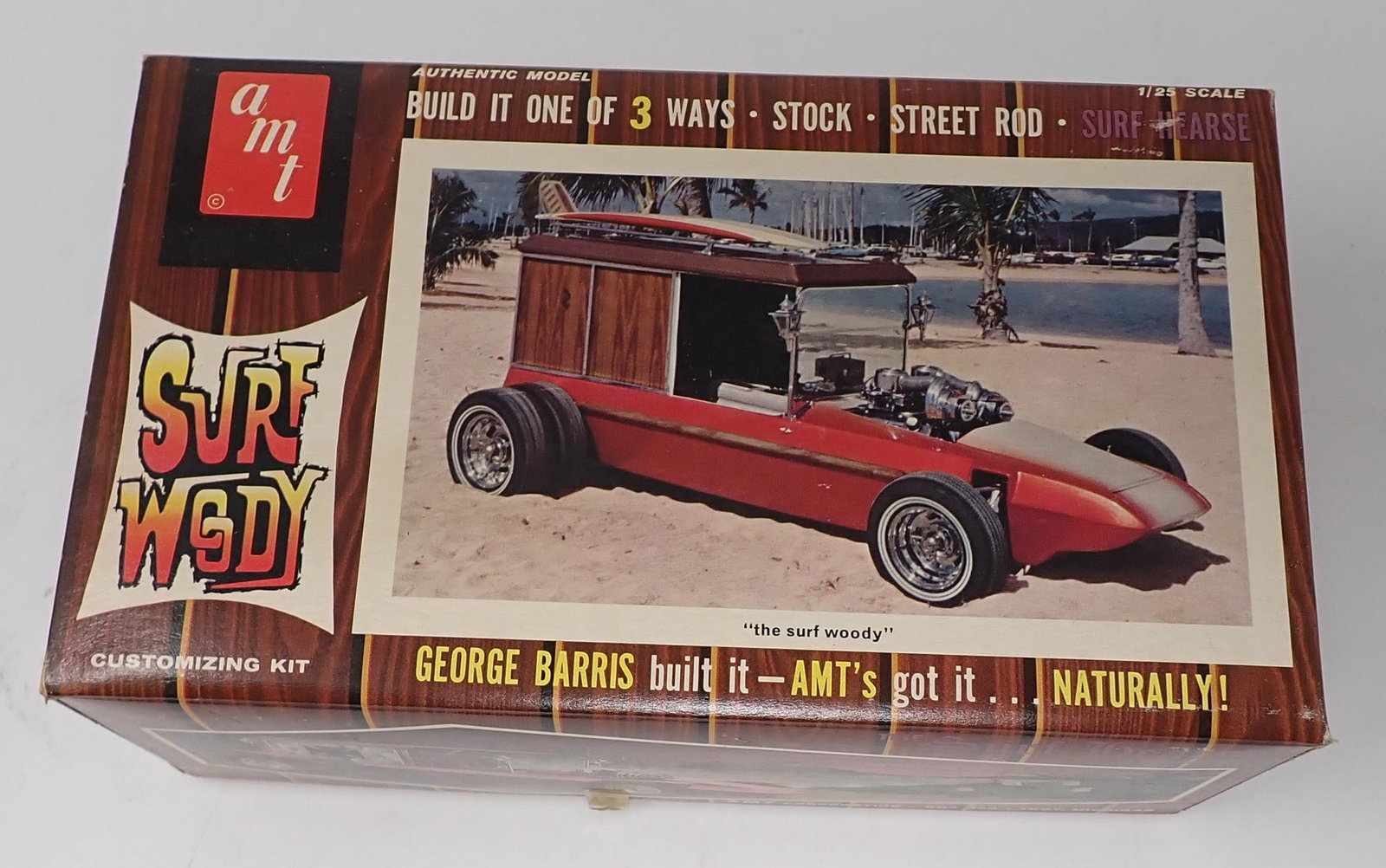 AMT Surf Woody George Barris Model: Trophy Series model. We do not guarantee it is complete.