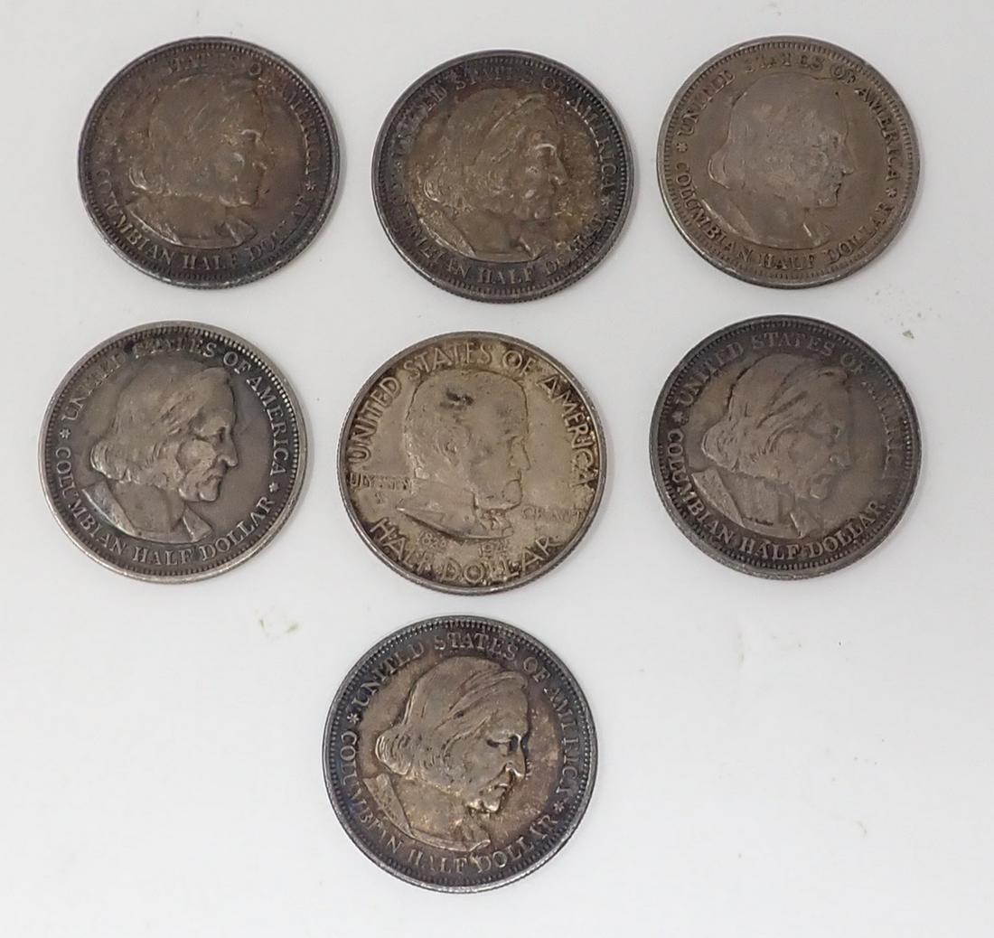 United States Columbian Half Dollars (1 of 5)