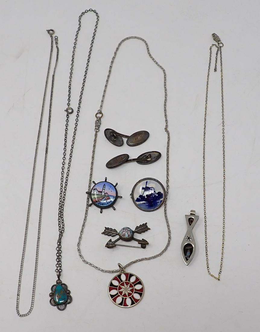 Delfts Portland Oregon Sterling Brooch Misc Jewelry (1 of 5)