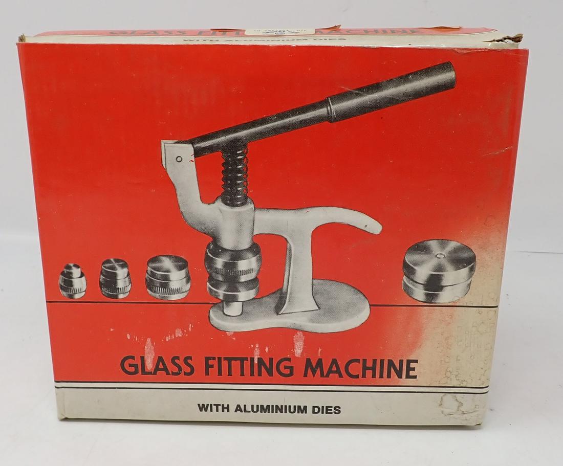 Grobet Glass Fitting Machine w/ Aluminum Dies (1 of 2)