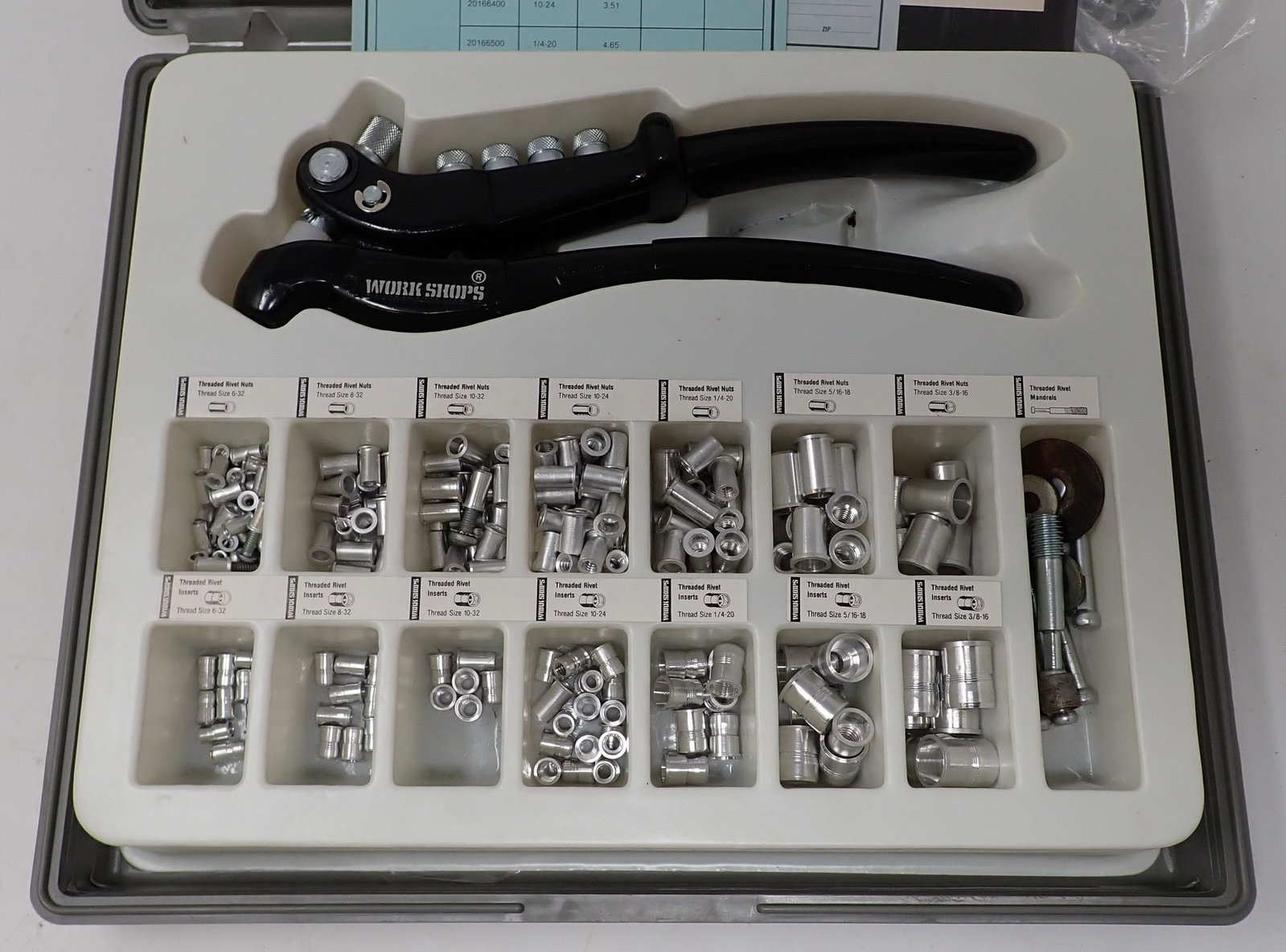 Workshops Rivet Gun & Rivets: Getting all pictured