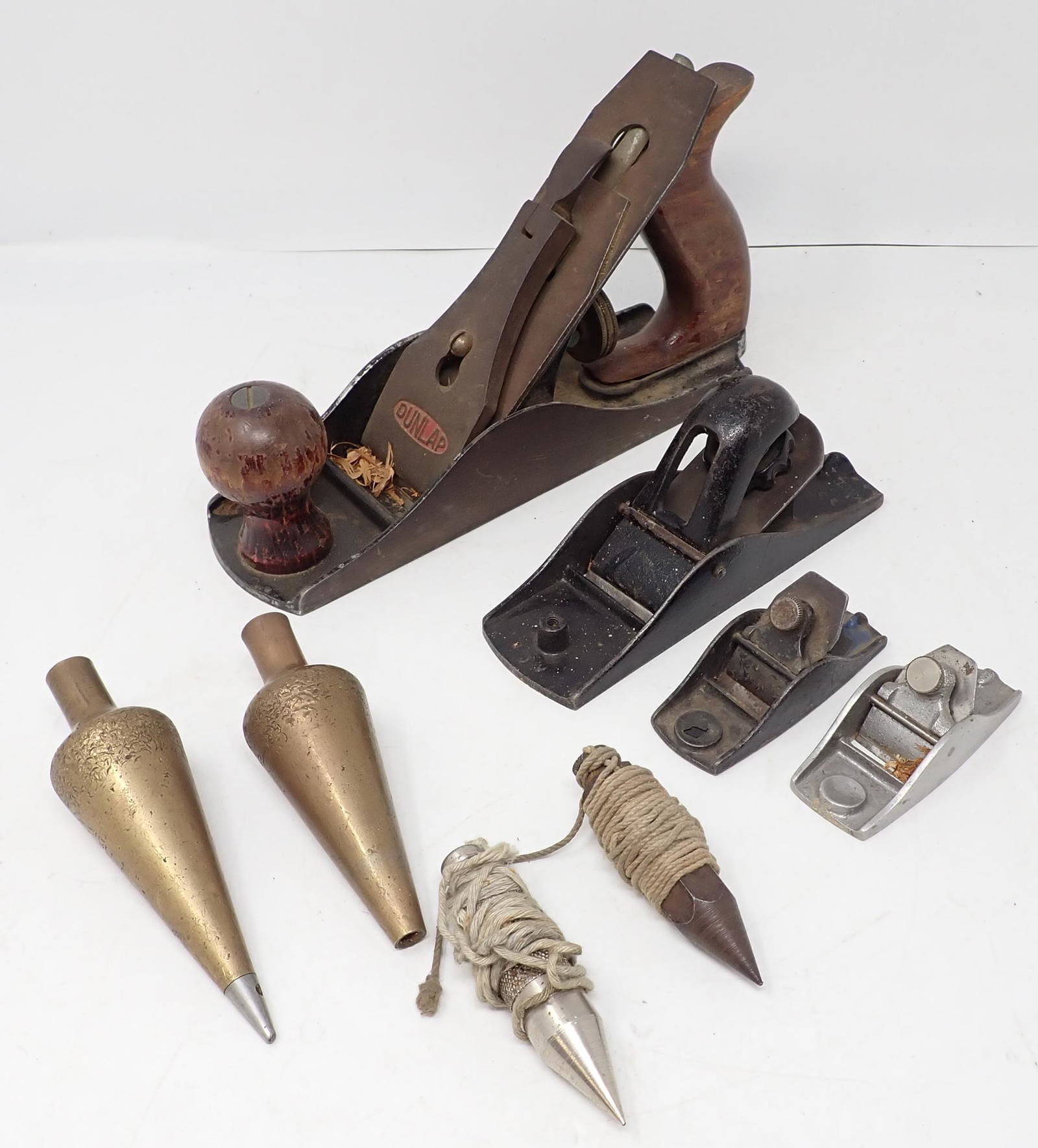 Dunlap Woodworking Plane Plumb Bobs Auction