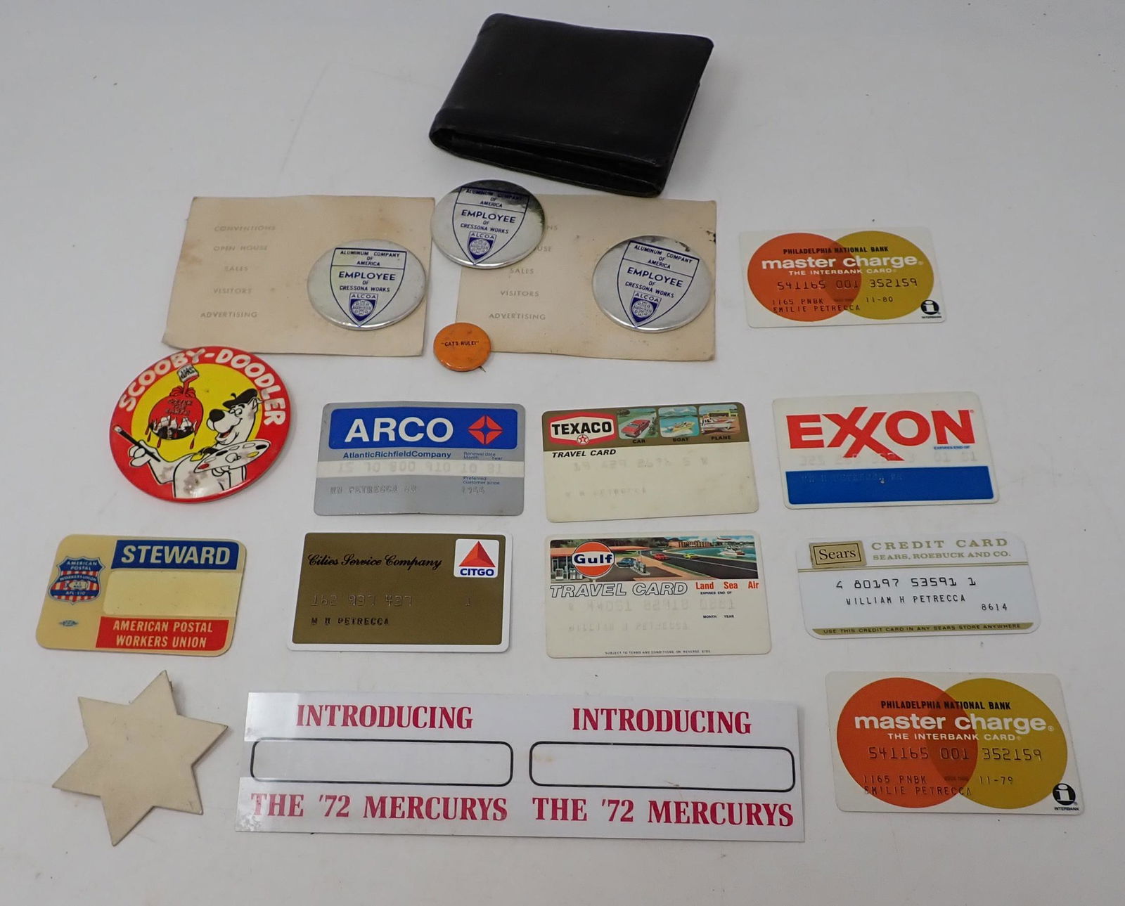 Vintage Credit Cards Employee Badges & Misc (1 of 4)