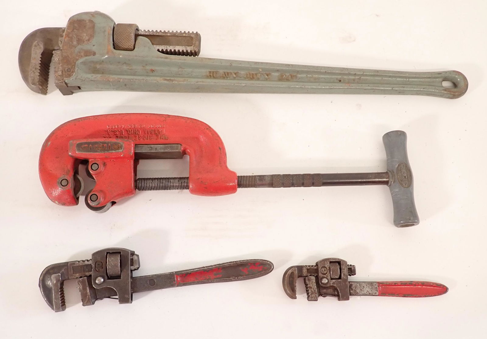 Rigid No. 2 Tubing Cutter & Pipe Wrenches (1 of 1)