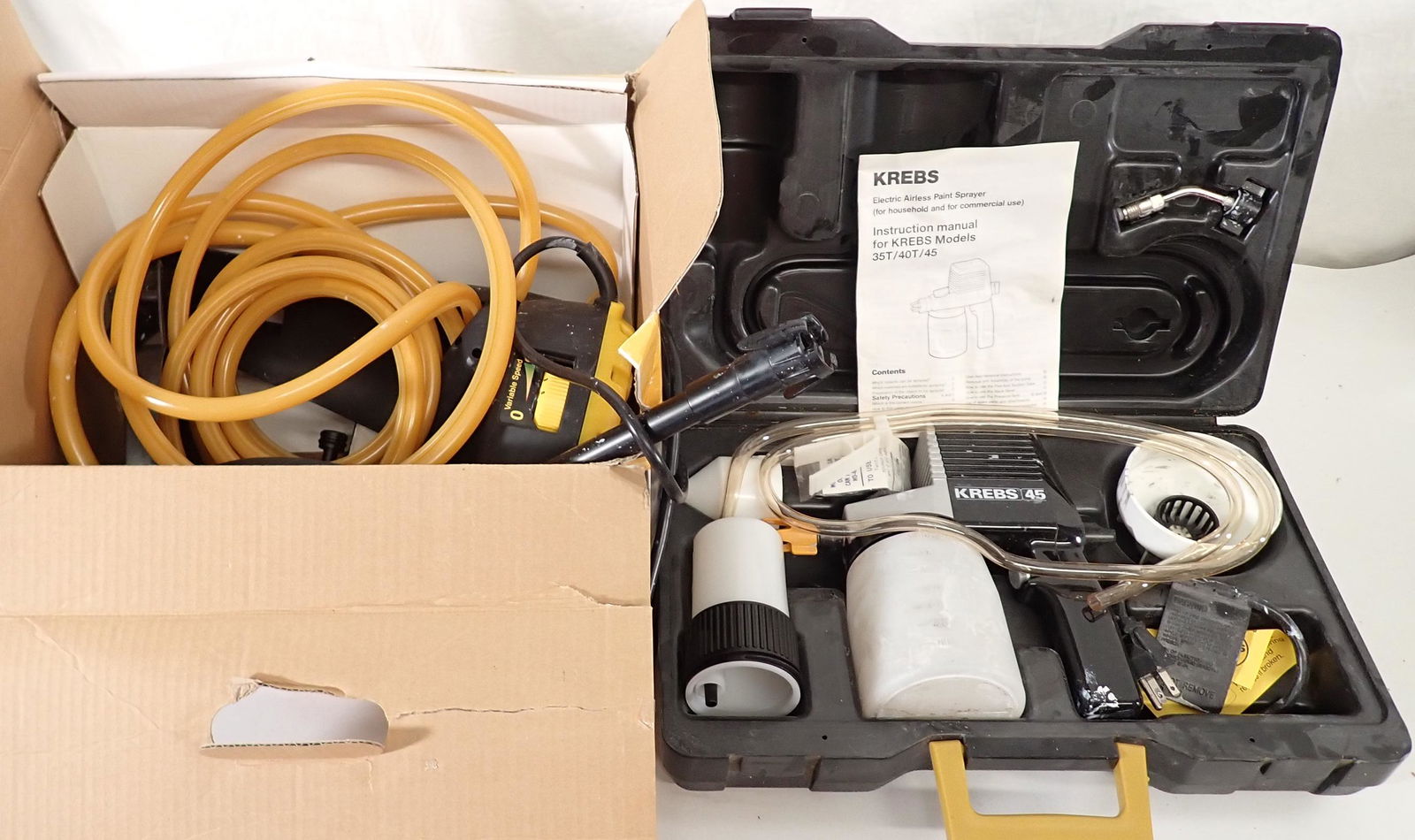 Wagner Power Roller Krebs Paint Sprayer Auction