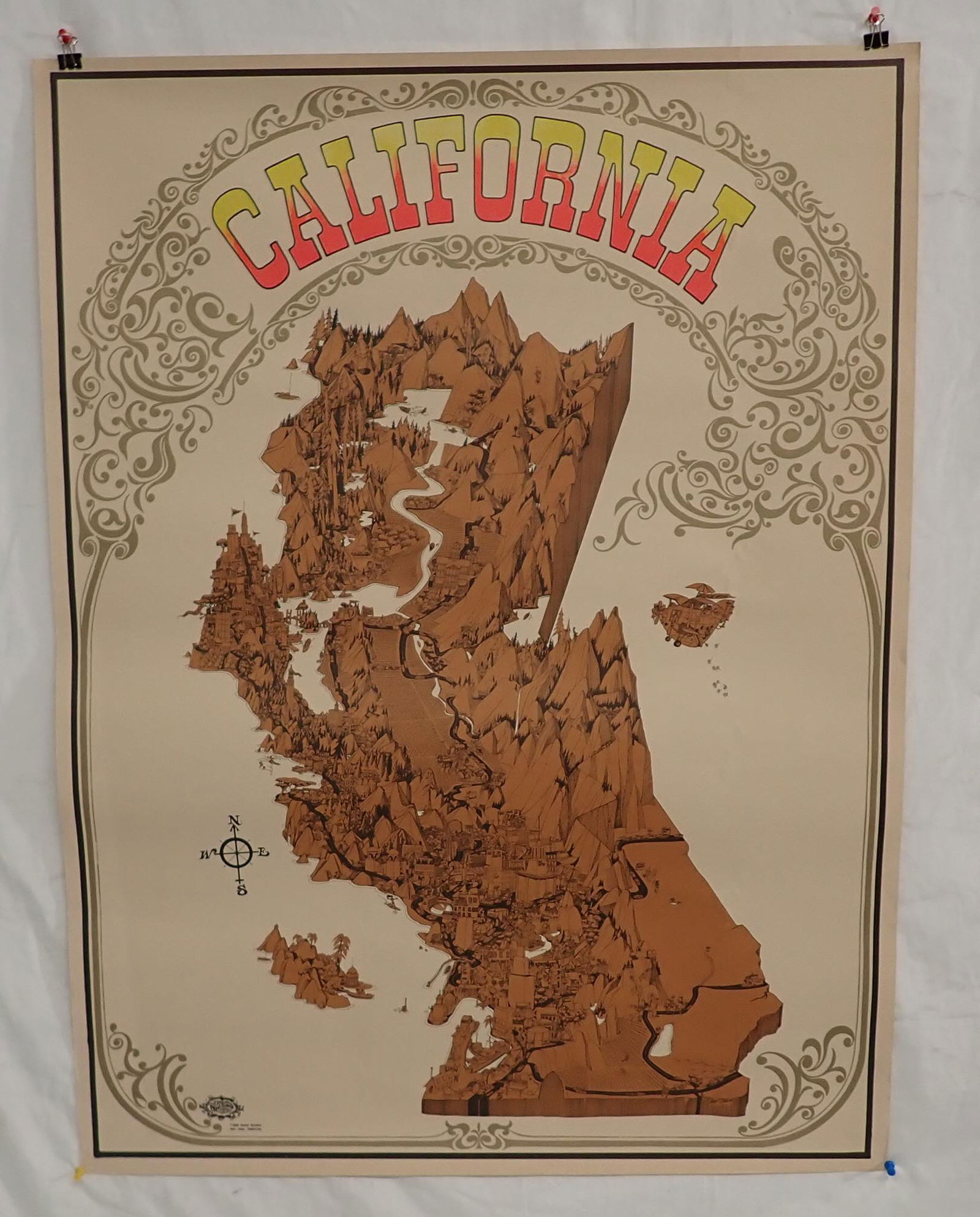 David Schiller Sparta Graphics California Rock Poster (1 of 7)